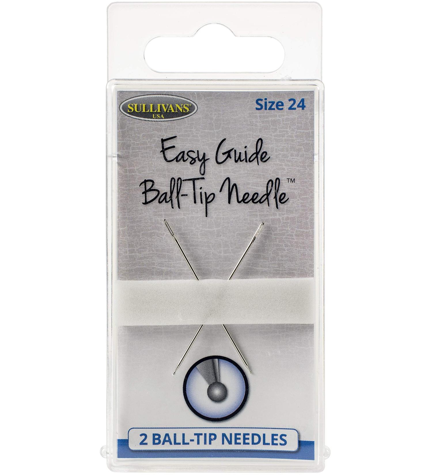 Sullivans USA Inc. 39869 Ball-Tip Needle Size 24 (40mm) - Premium Craft Needle - Buy Online on GoSupps.com