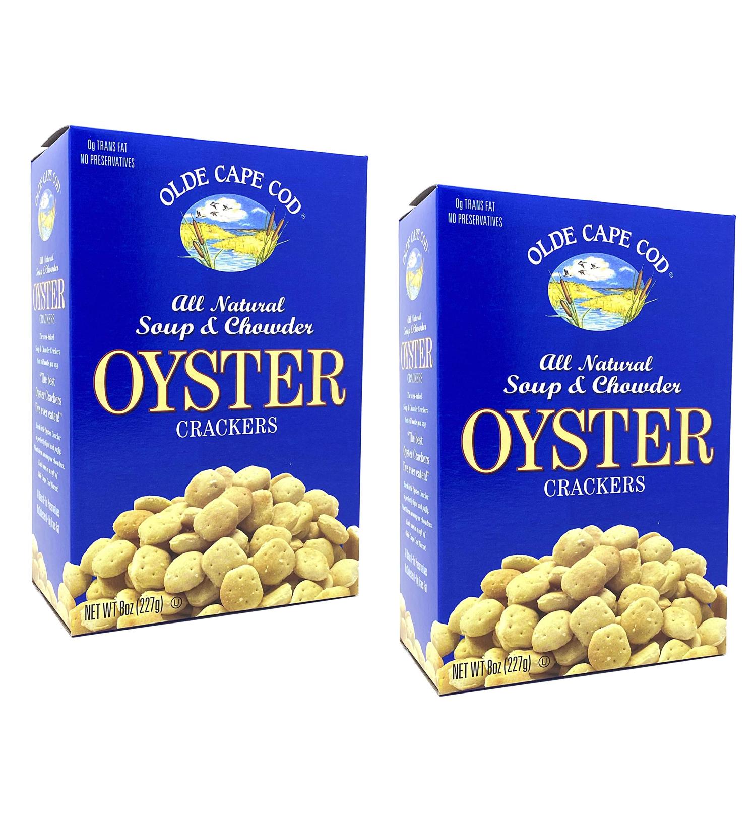 Olde Cape Cod Oyster Crackers, Soup & Chowder, Multi-Pack, 8 oz, (pack of 2)