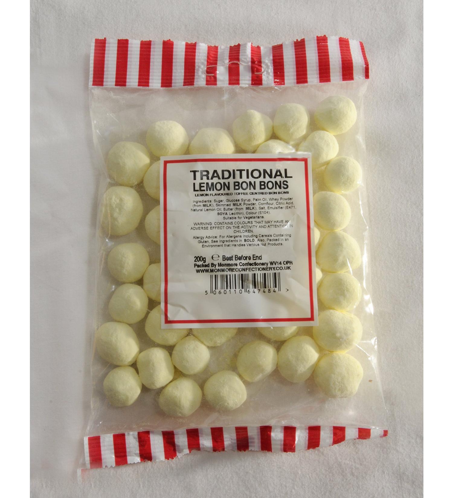 Toffee Centred Lemon Bon BONS (MONMORE) 200G