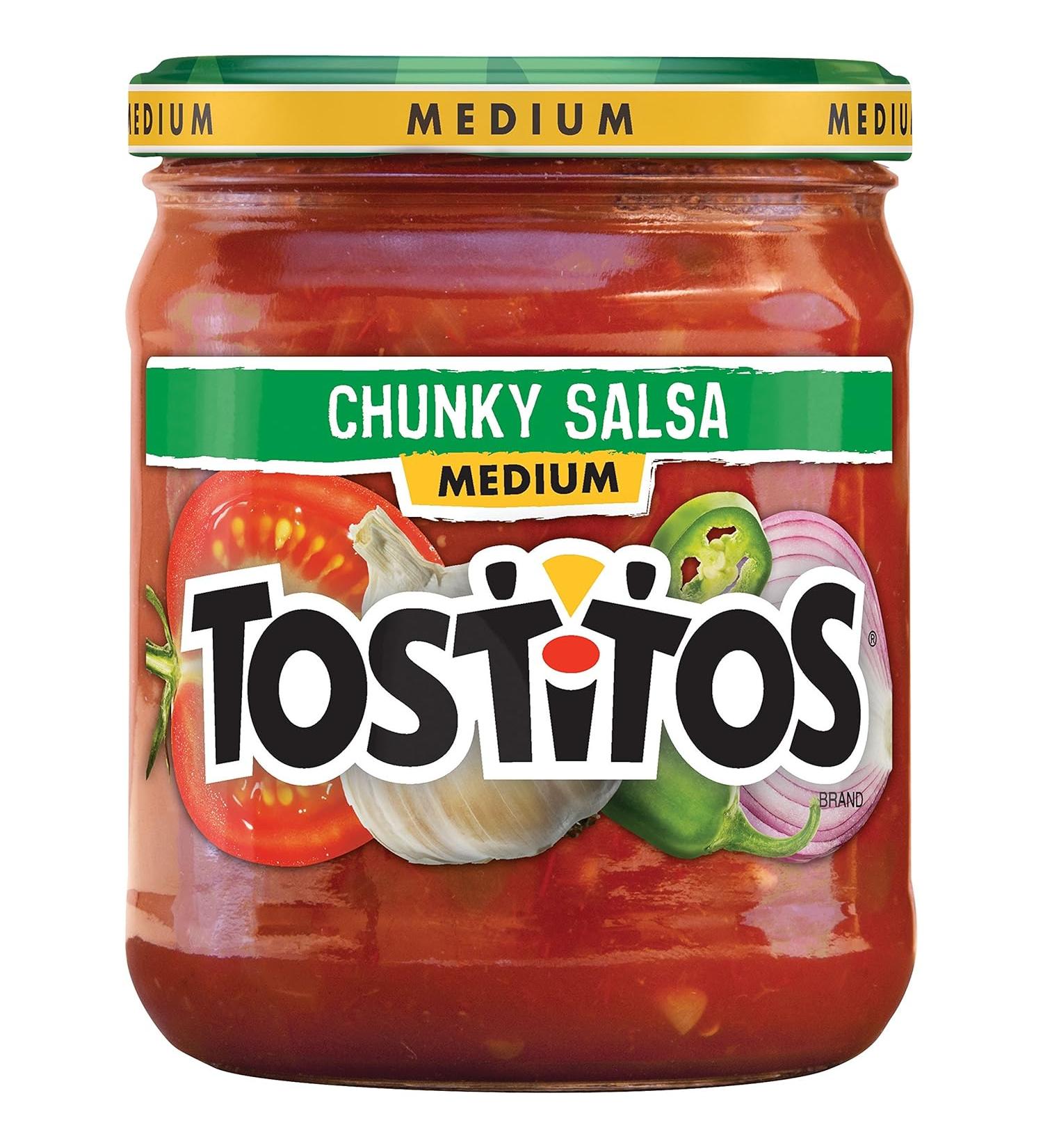 Tostitos Medium Chunky Salsa - 15.5 oz Jar | Authentic Mexican Flavor - Buy Online on GoSupps.com