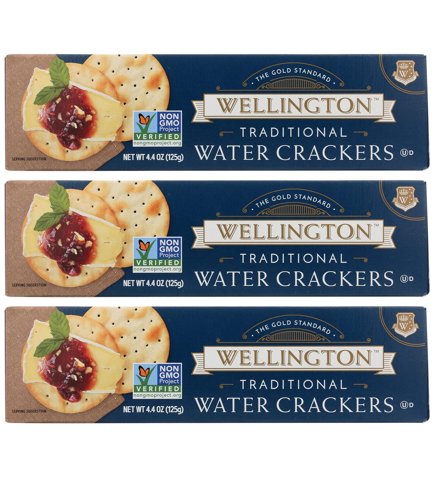 Traditional Wellington Cracker 4.4oz Boxes - Pack of 3 | Delicious Snack Option - Buy Online on GoSupps.com