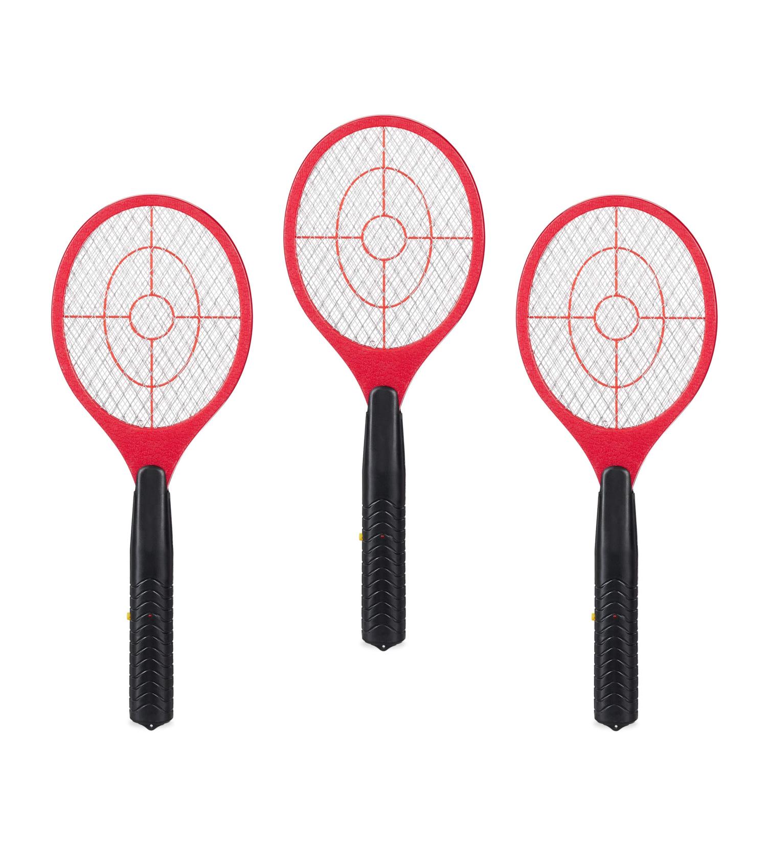 X Electric Fly Swatter 3-Pack - Chemical-Free Fly Killer for Flies Midges & Mosquitoes - Buy Online on GoSupps.com