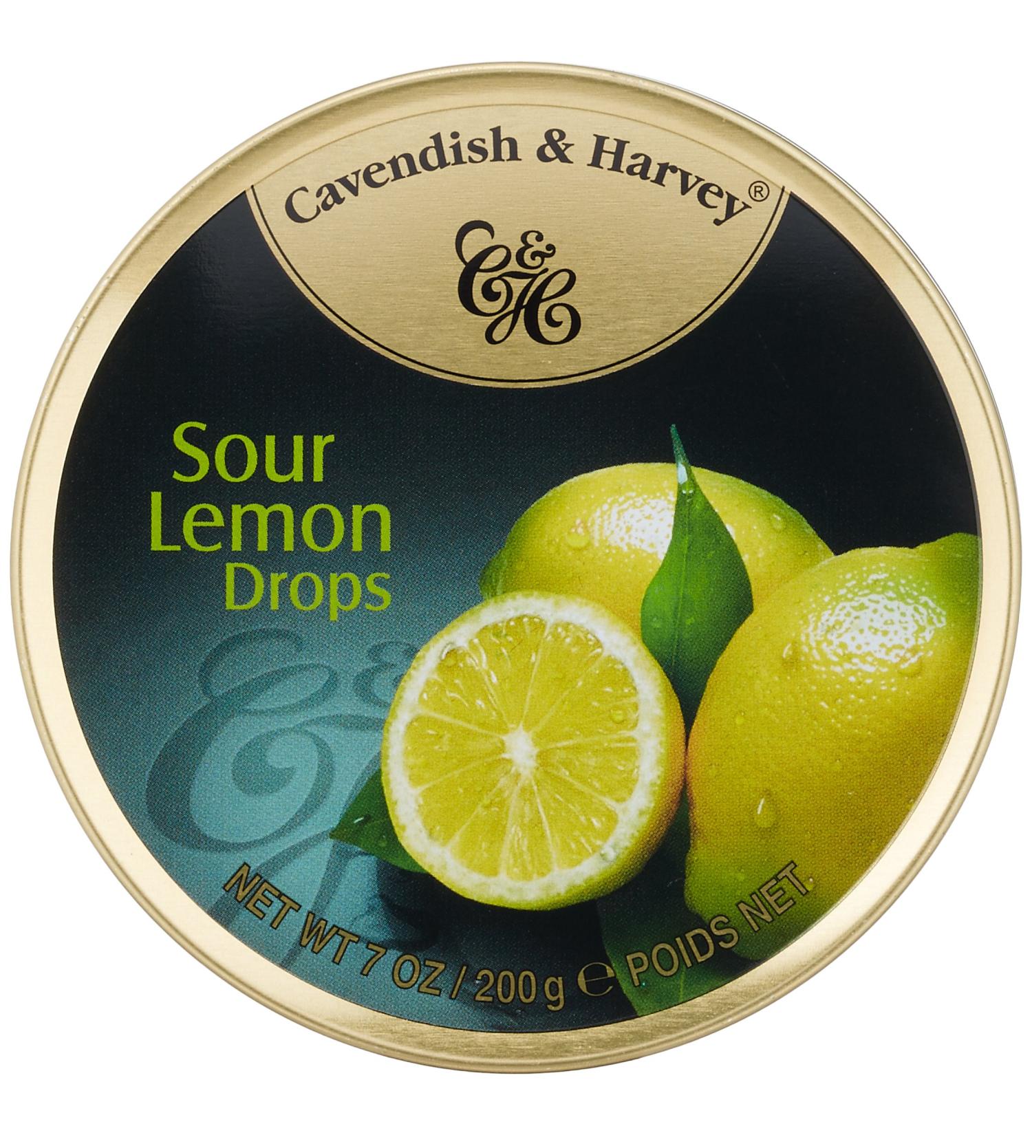 Cavendish & Harvey Sour Lemon Drops 200g - Buy Online on GoSupps.com