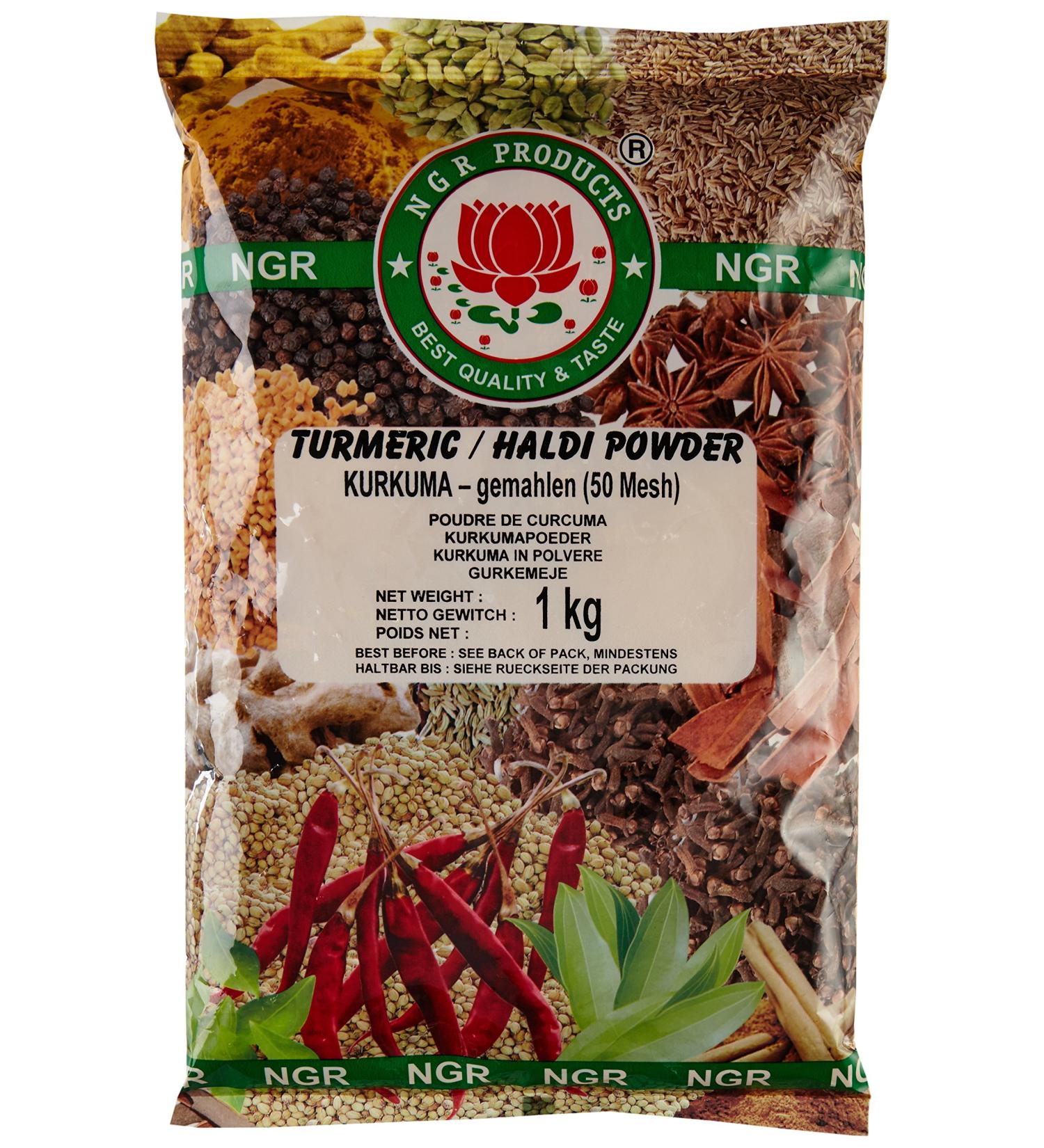 Buy Ngr Turmeric Powder 1kg - Premium Quality Turmeric for Cooking & Wellness | International Shipping - Buy Online on GoSupps.com