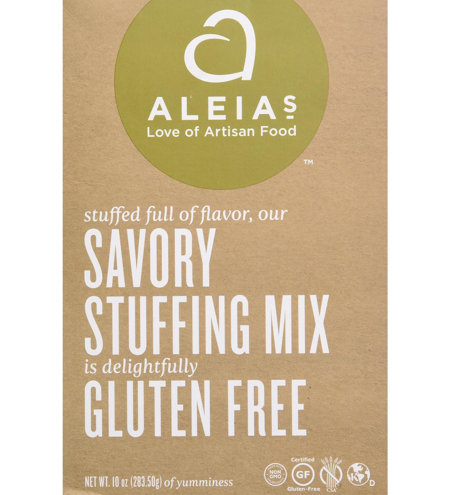 Aleia's Gluten Free Foods Savory Stuffing Mix, 10 Ounce