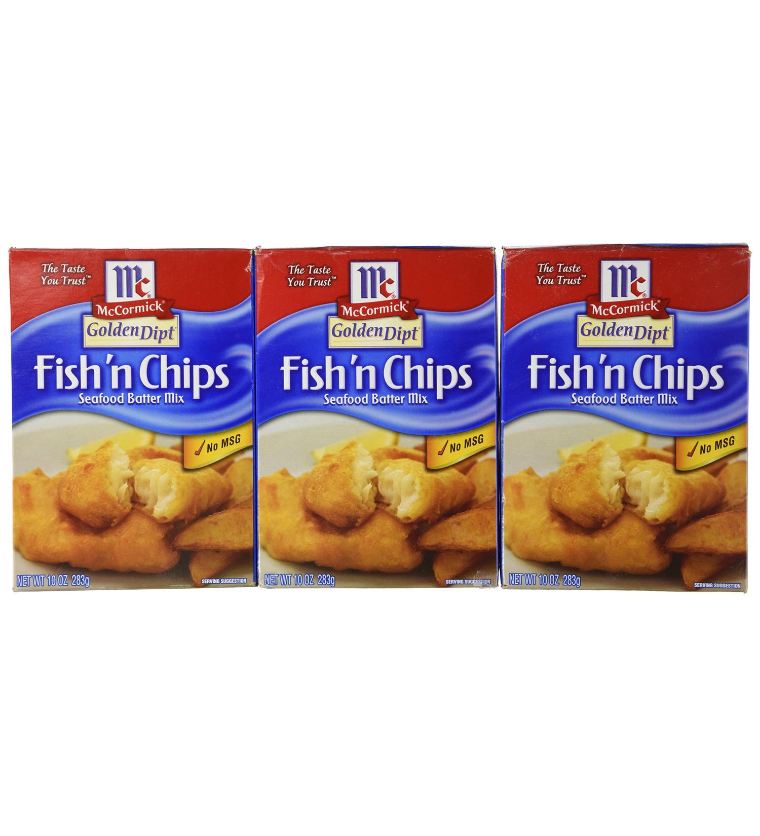 Golden Dipt Mix Batter Fish and Chip (Pack of 3) - Crispy Seafood Coating - Buy Online on GoSupps.com