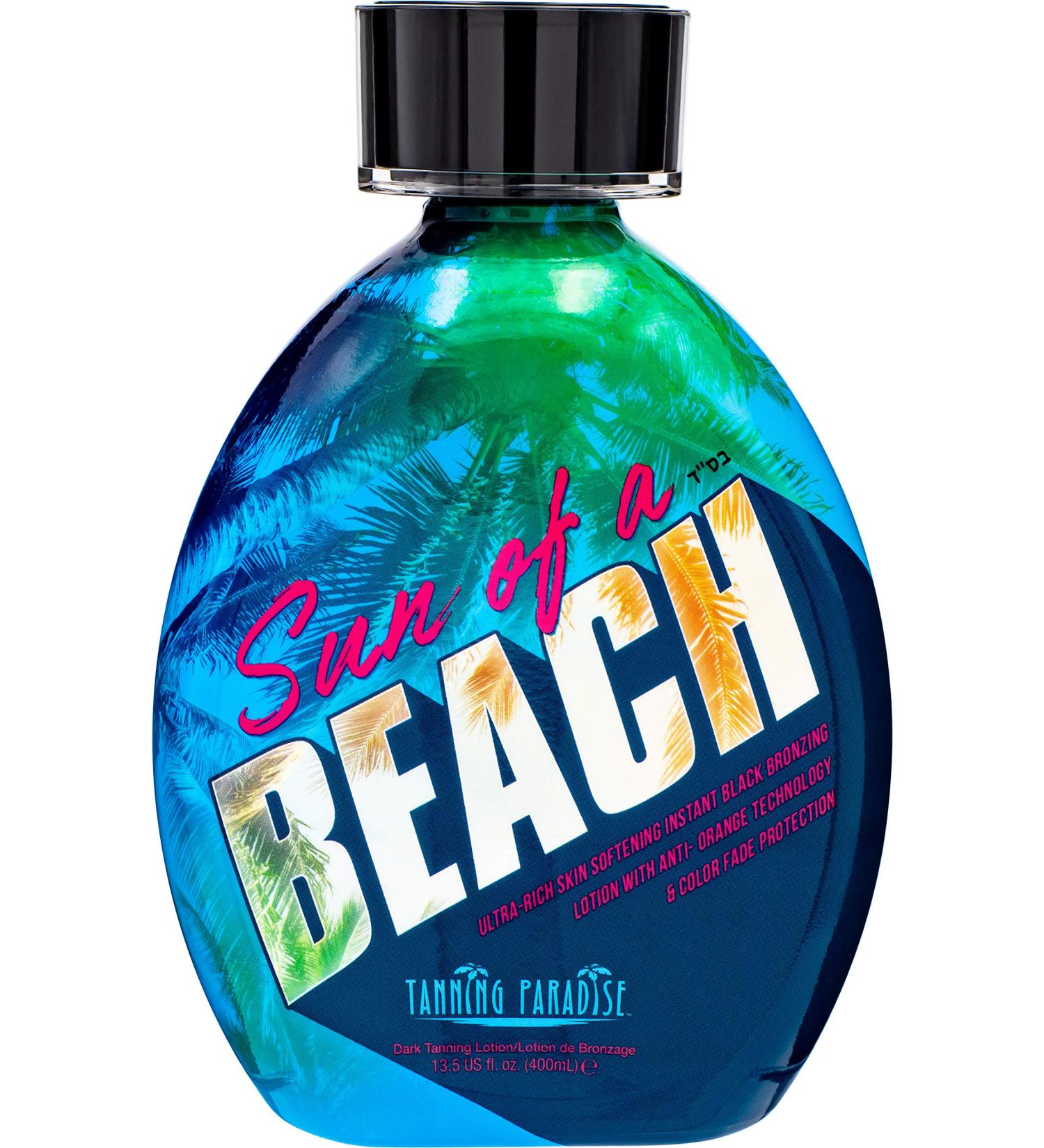 Tanning Paradise Sun of a Beach Instant Black Bronzing 13.5oz - Vitamin Rich Tanning Lotion - Buy Online on GoSupps.com