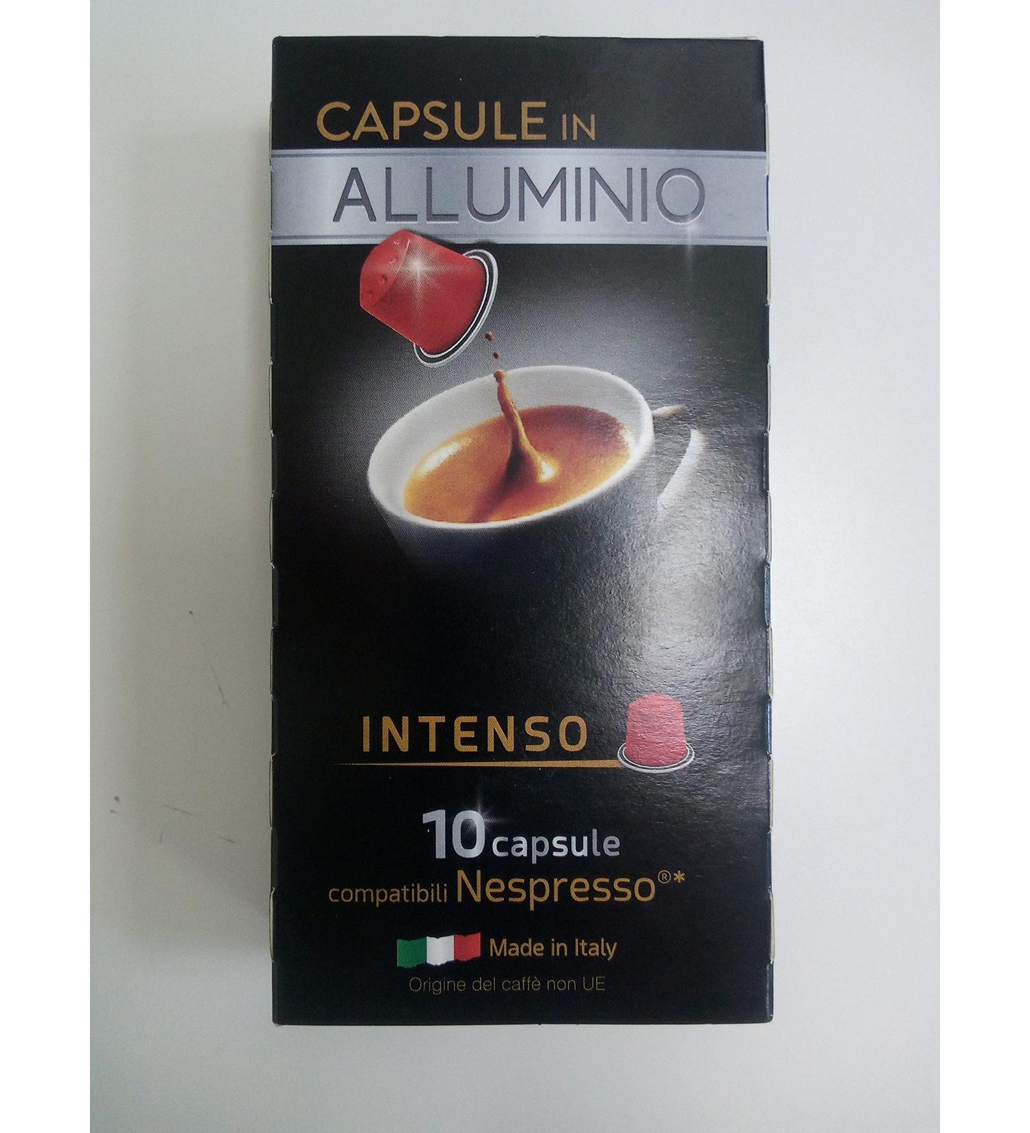 SORINA ONCAFFE' Aluminum Capsule for NESPRESSO - INTENSO system (100 capsules)