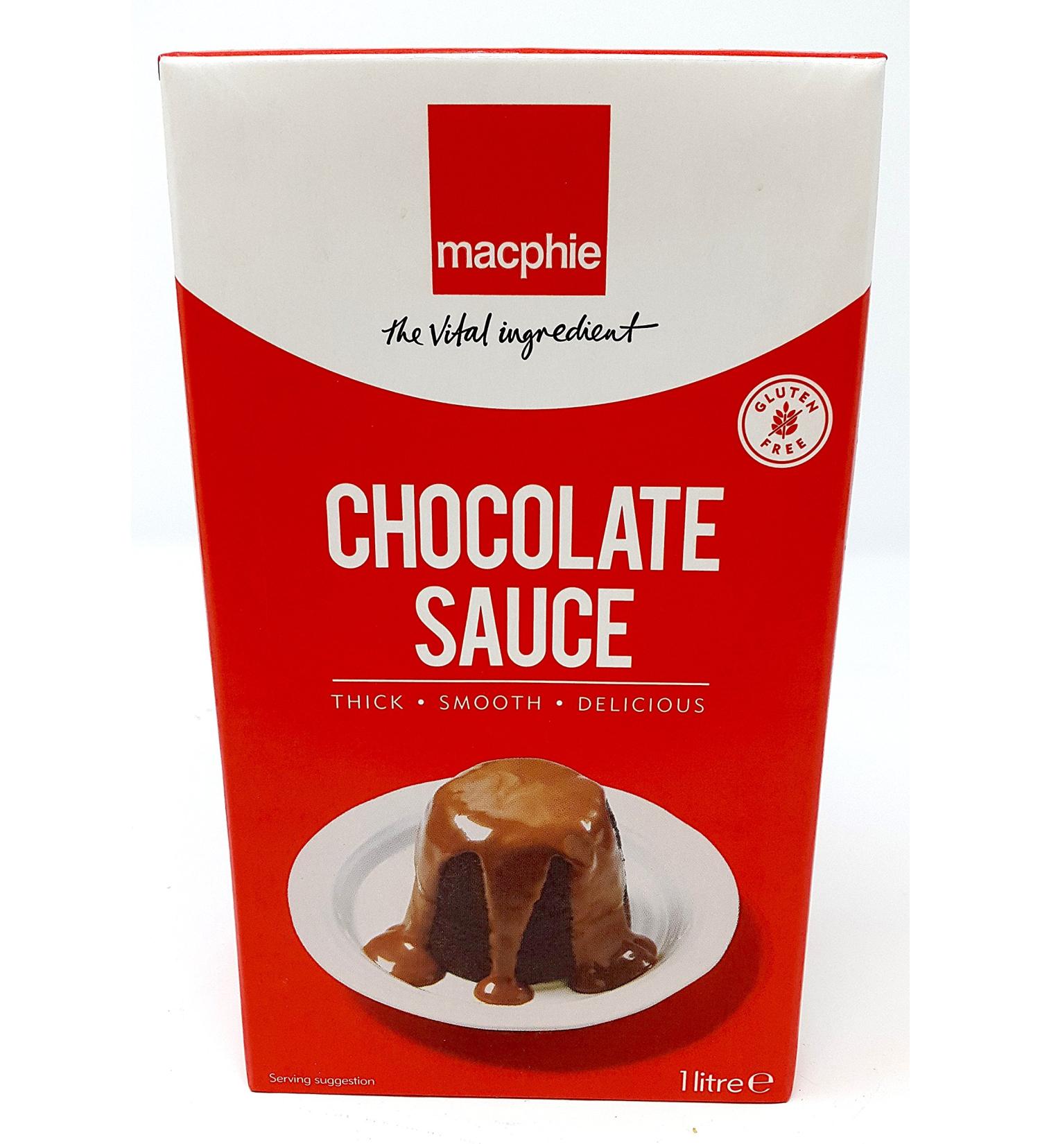 Macphie - Chocolate Sauce 1 Litre - Buy Online on GoSupps.com