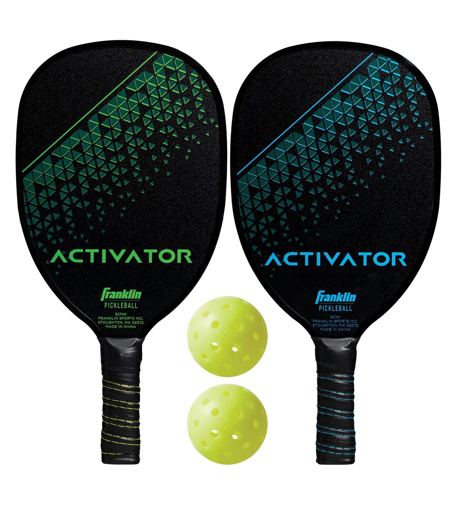 Franklin Sports Wooden Pickleball Paddle and Ball Set - USA Pickleball (USAPA) Approved - Buy Online on GoSupps.com