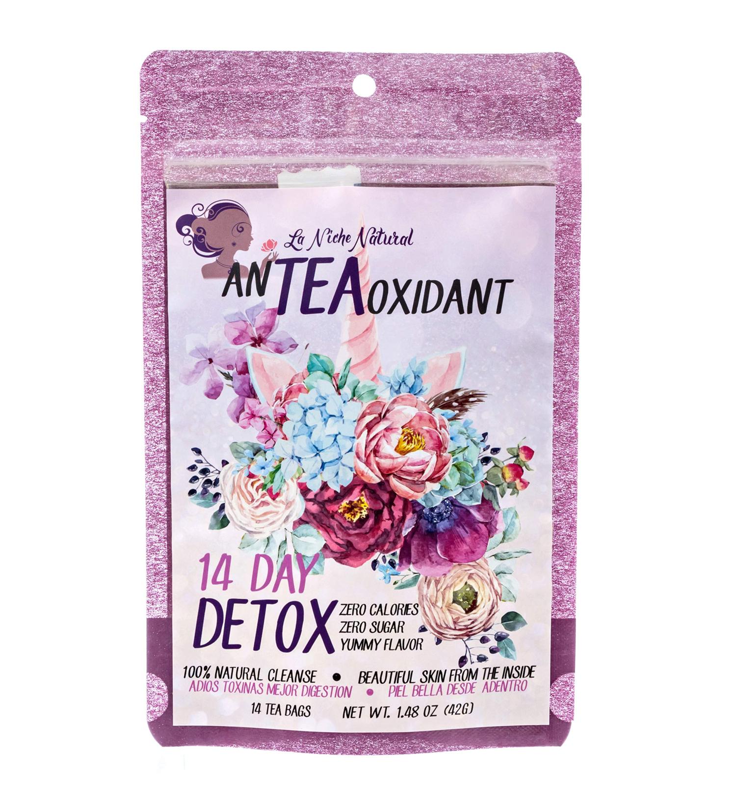 Detox and Cleansing Tea - Vegan & Keto Friendly | 14-Day Colon Cleanse for Clear Skin | Te Desintoxicante para Limpieza de Colon - Buy Online on GoSupps.com