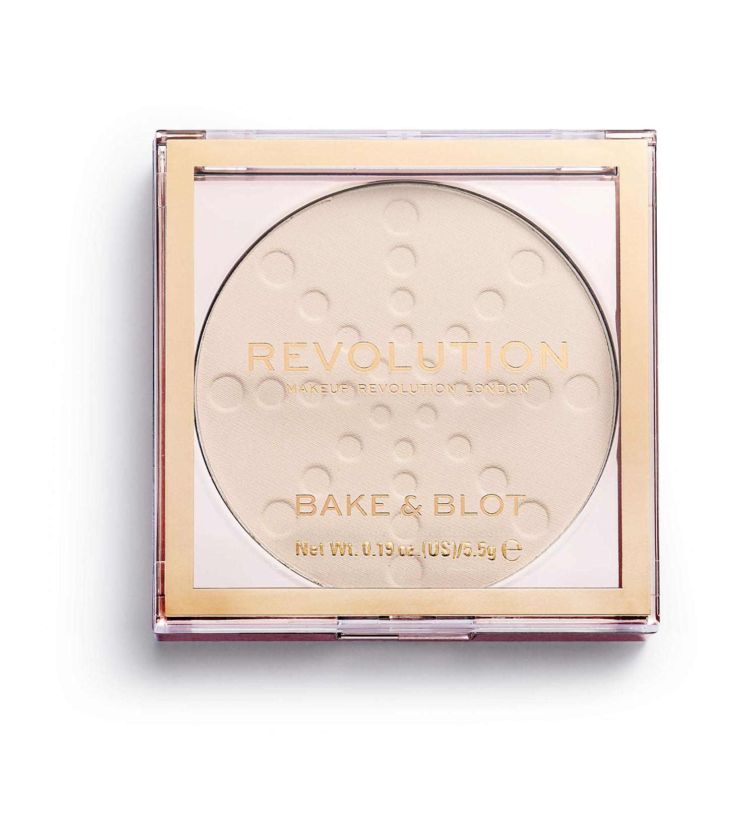 Makeup Revolution Bake & Blot Translucent Powder 5.5g - Pack of 1 - Buy Online on GoSupps.com