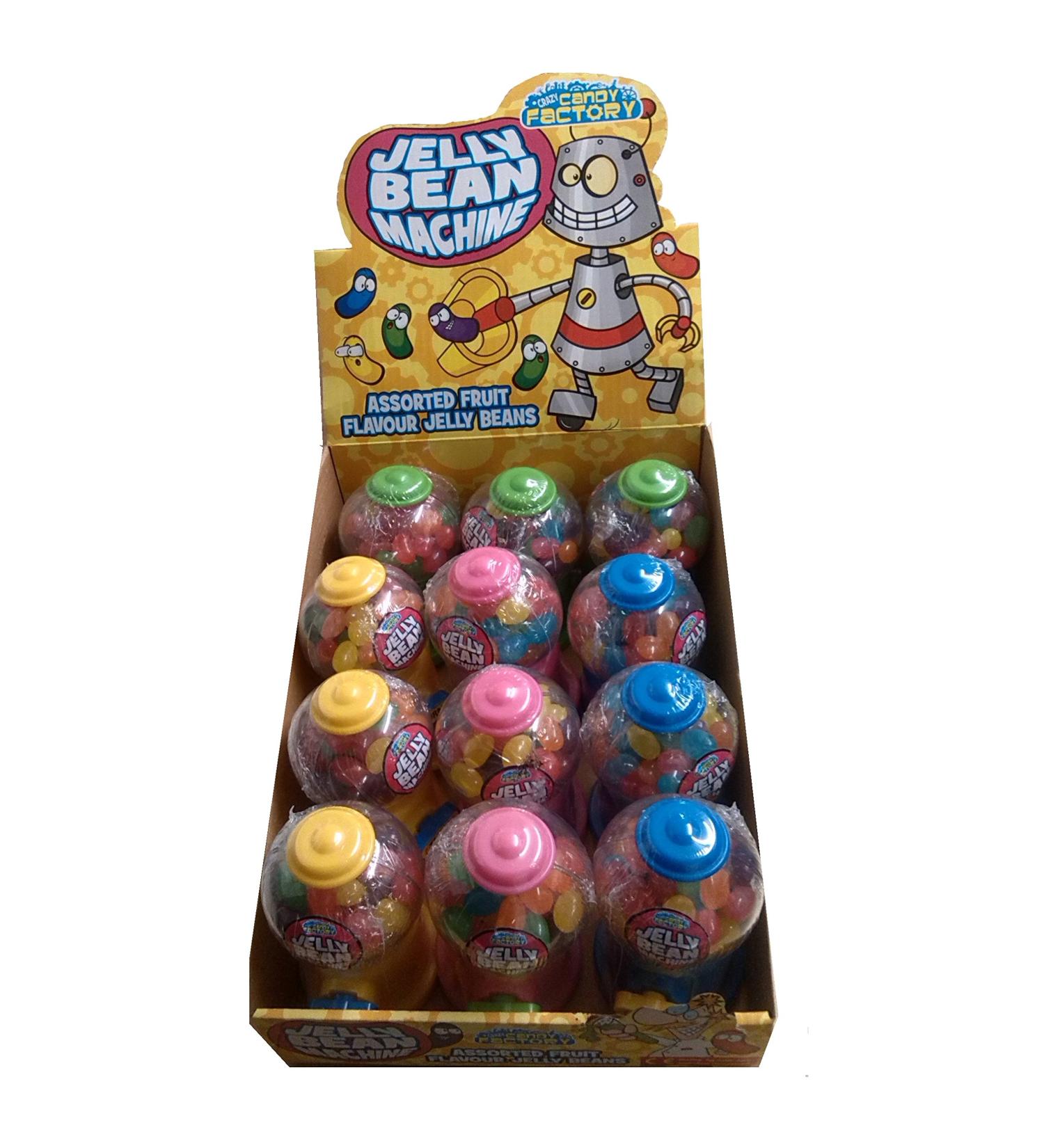 12 x Mini Jelly Beans Machine - Fun Sweets Dispenser - Wholesale Bulk Buy