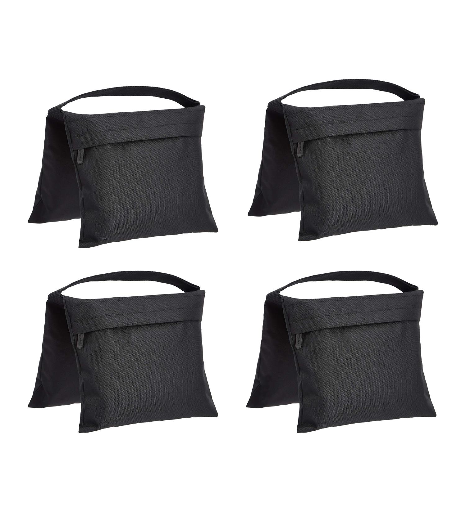 Amazon Basics Photographic Empty Sandbag for Light Stands 4-Pack - Stabilize Your Photography Equipment with Durable Sandbags - Buy Online on GoSupps.com