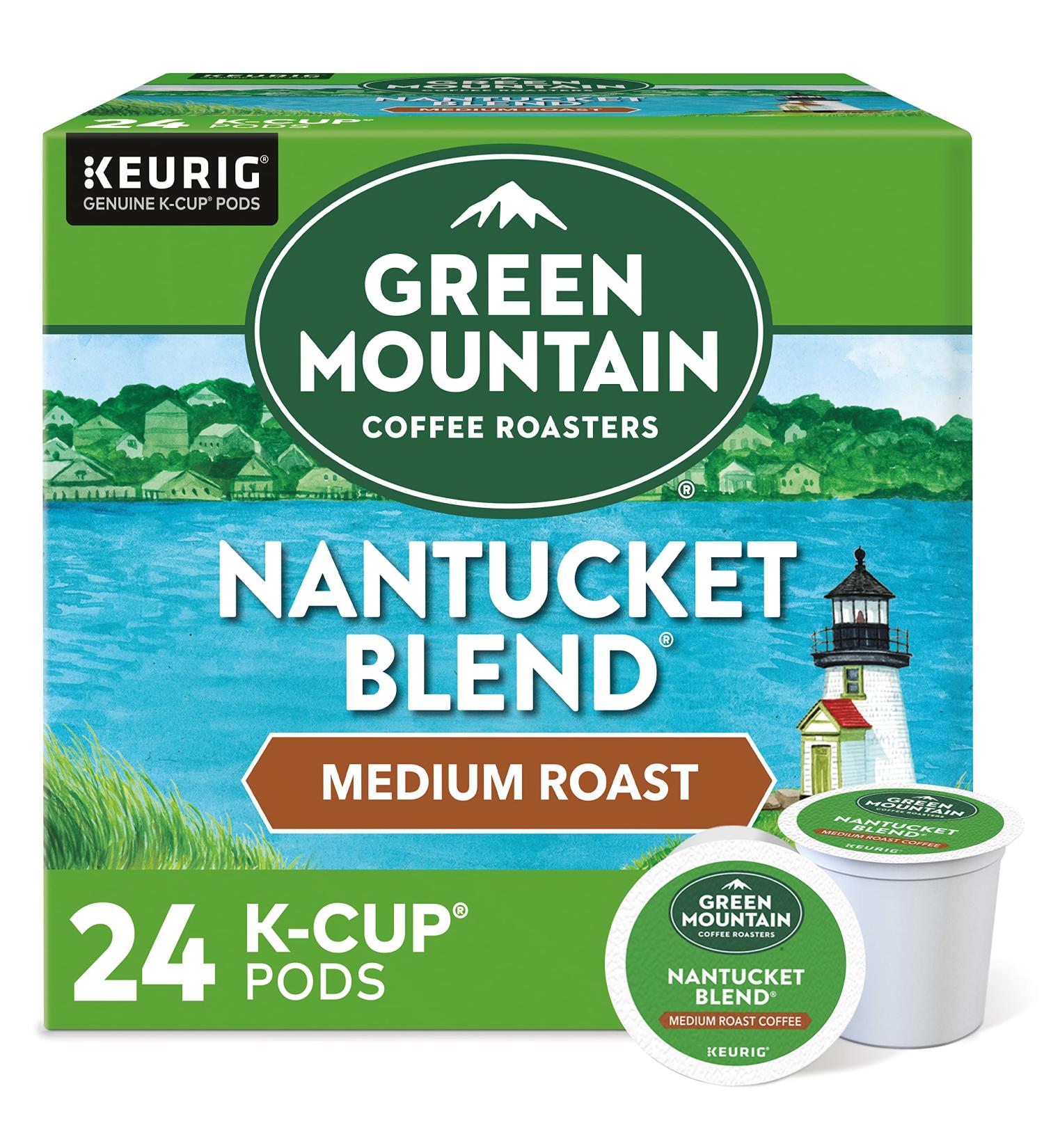 Green Mountain - Keurig - Nantucket Blend - K-Cup - Box of 24 KCups - Buy Online on GoSupps.com
