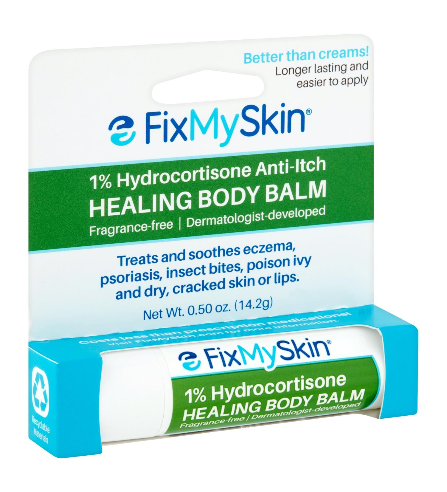 FixMySkin Healing Body Balm 0.5 oz - Fragrance-Free Moisturizer for Dry Skin and Eczema Relief - Buy Online on GoSupps.com