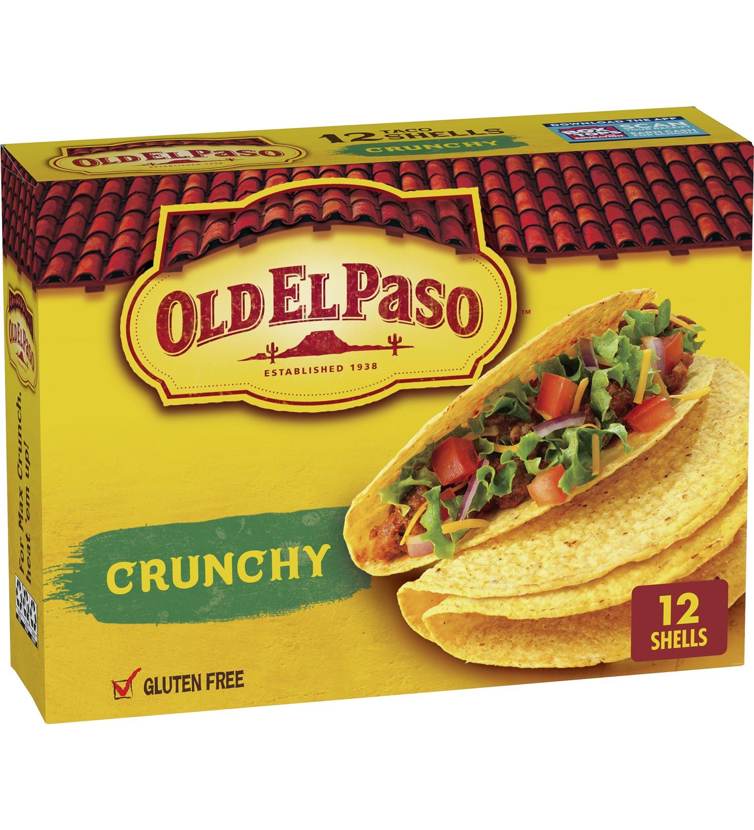 OLD EL PASO Crunchy Taco Shells 4.6 oz - Buy Online on GoSupps.com