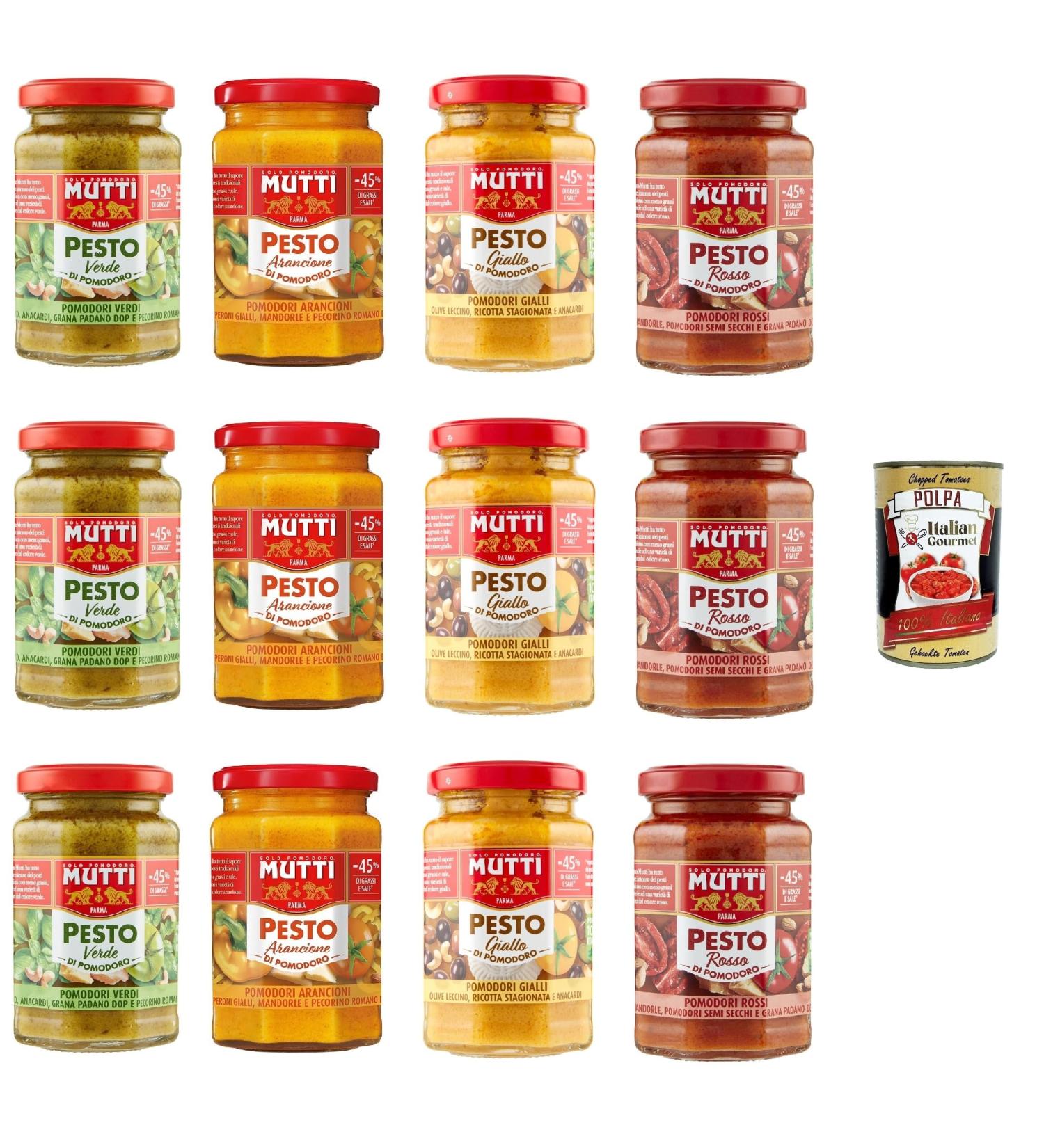 Buy Mutti Pesto Test Package - 100% Italian Tomato Sauce & Gourmet Polpa - International Shipping Available! - Buy Online on GoSupps.com