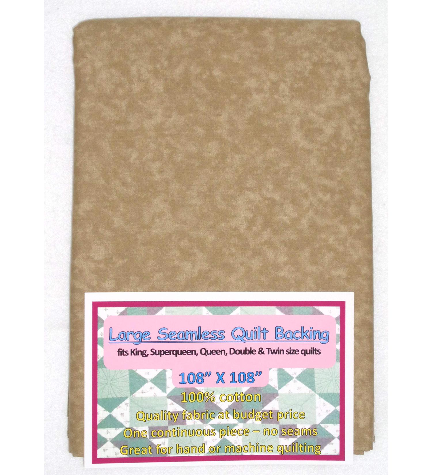 Large Seamless Quilt Backing C44395-707 Lark Brown by AQCO - Buy Online on GoSupps.com