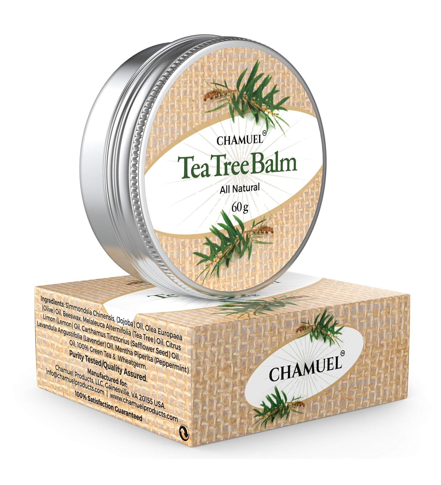 Tea Tree Oil Balm - 100% Natural Cream for Eczema, Psoriasis, Acne & More - Buy Online on GoSupps.com