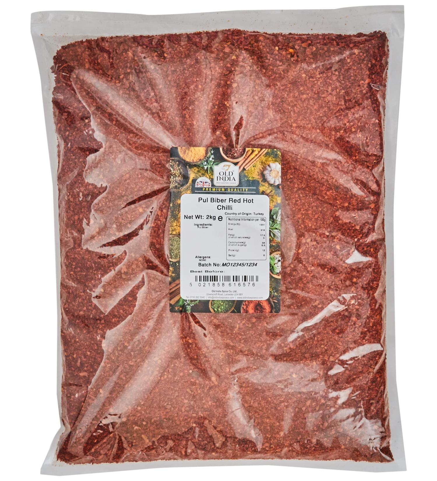 Old India Pul Biber Red Hot Chilli 2kg - Premium Quality Spice for Spicy Delights - Buy Online on GoSupps.com