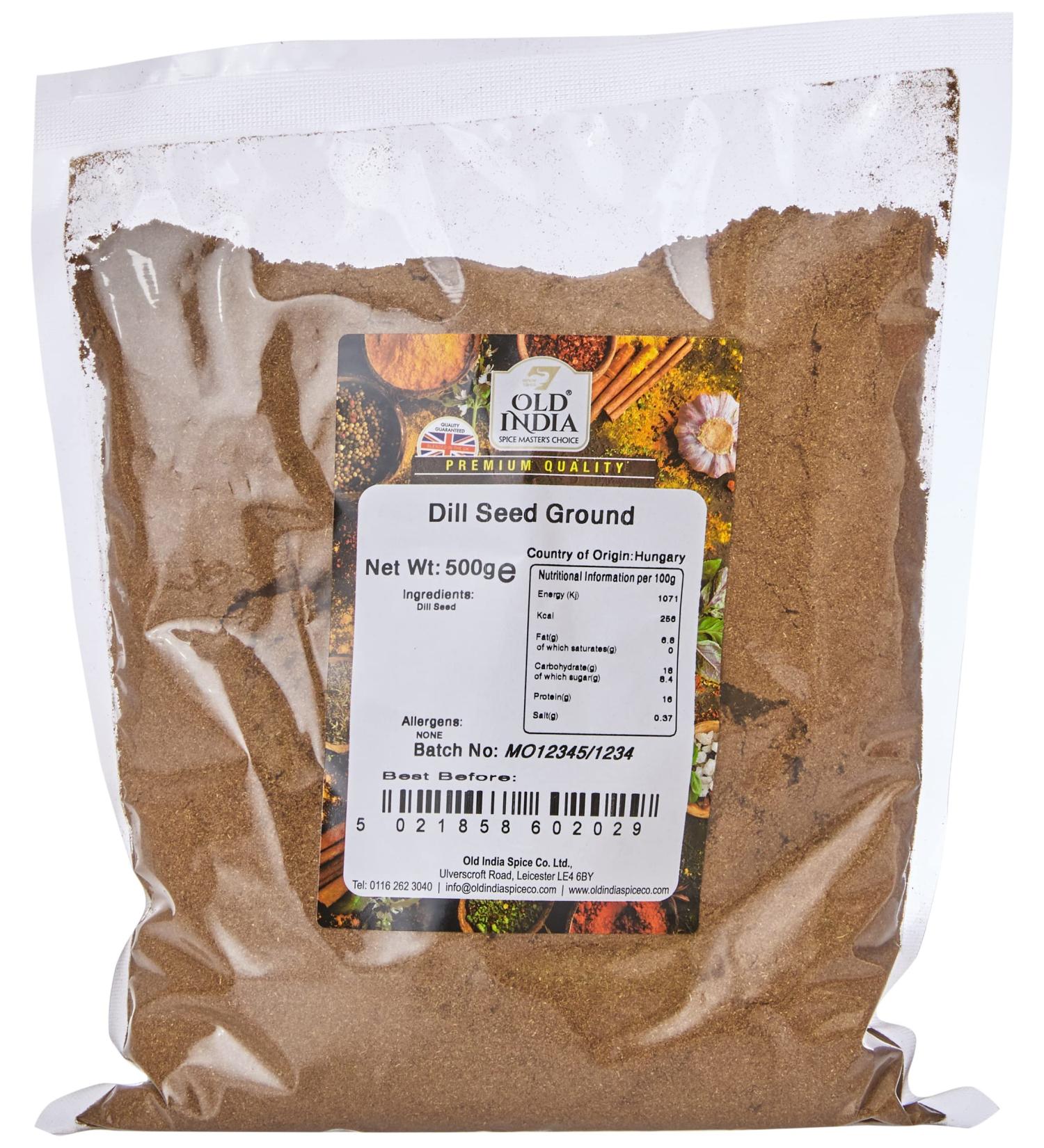 Old India Dill Seed Ground 500g - Premium Quality Spice for Cooking - Buy Online on GoSupps.com