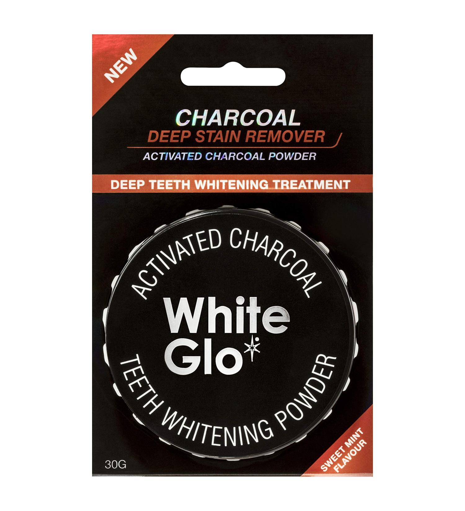White Glo Activated Charcoal Teeth Whitening Powder 1.05 Ounce