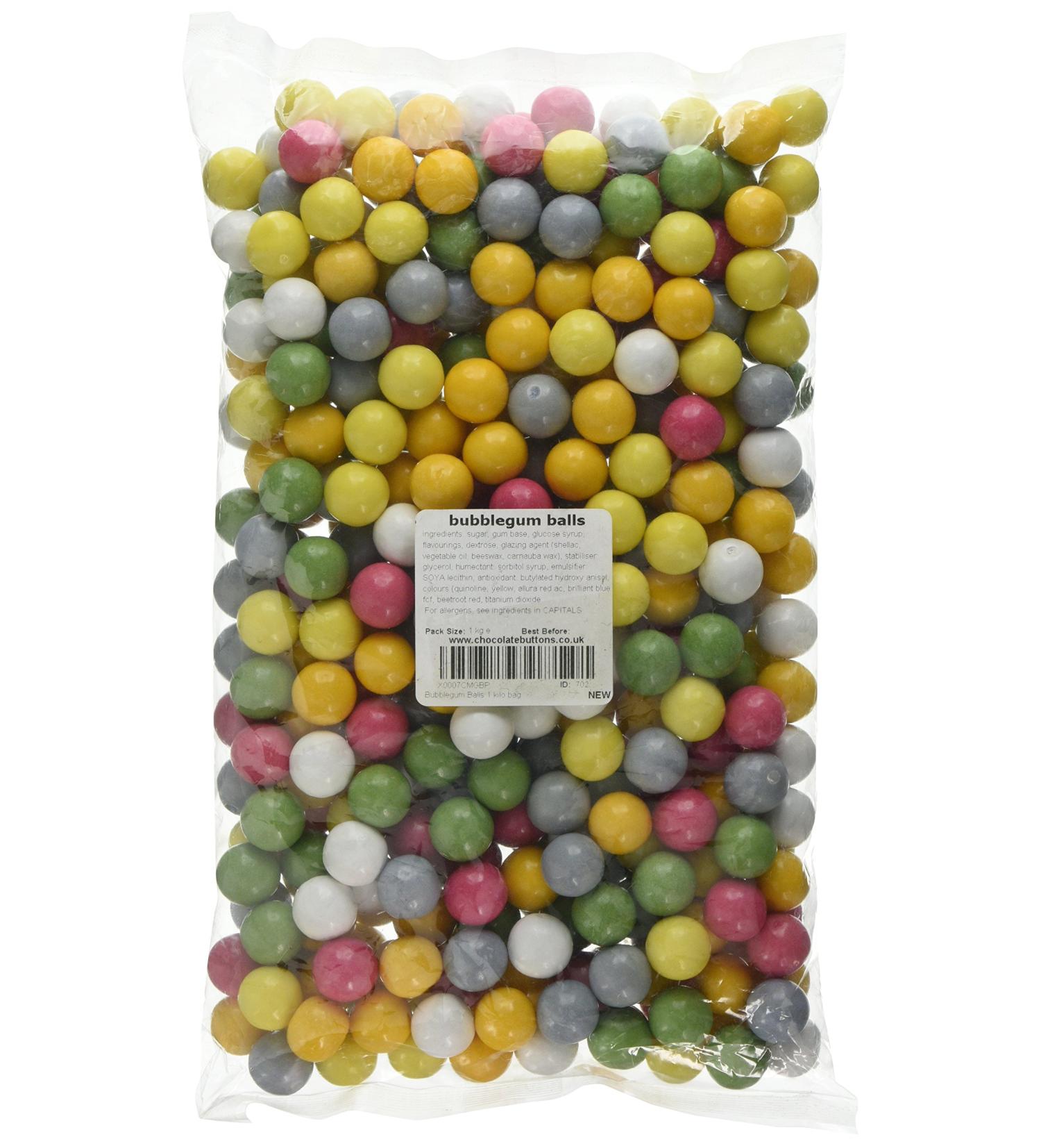 Giant Bubblegum Balls 1 Kilo Bag - Buy Online on GoSupps.com
