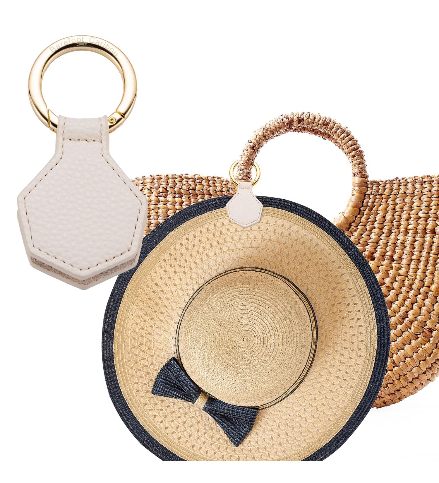 Magnetic Hat Clip for Hands-Free Travel - Ivory Clip-On Holder for Sun Hats - Buy Online on GoSupps.com