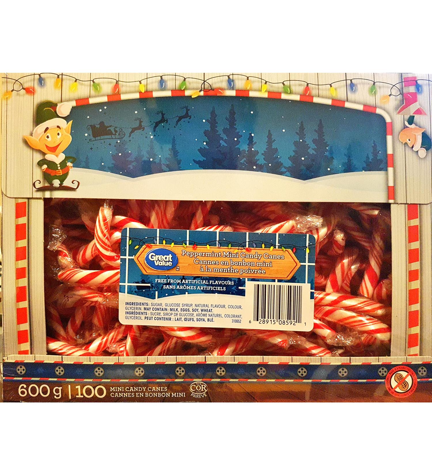 100 Peppermint Mini Candy Canes 600g great value - Buy Online on GoSupps.com