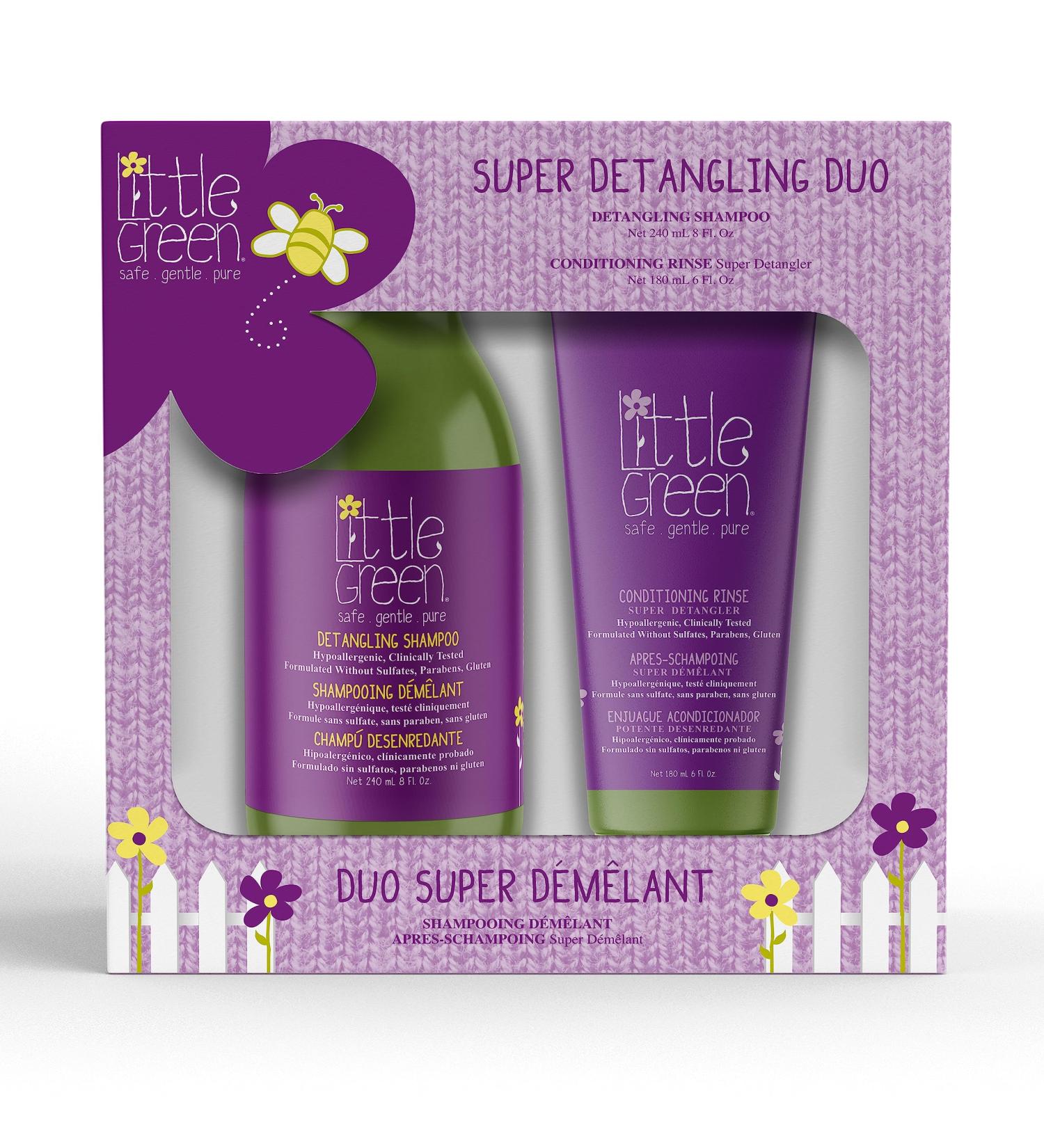 Buy Little Green Detangling Duo Kit - Best Detangler for Kids | Worldwide Shipping - Buy Online on GoSupps.com