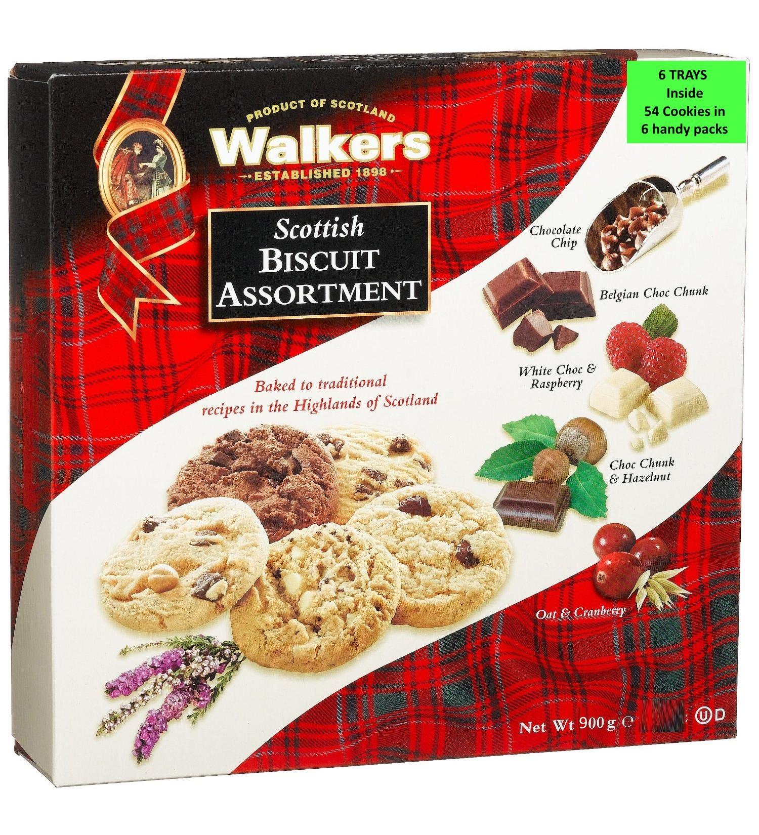 Walkers Shortbread Scottish Biscuit Assortment 900g Box - Buy Online on GoSupps.com