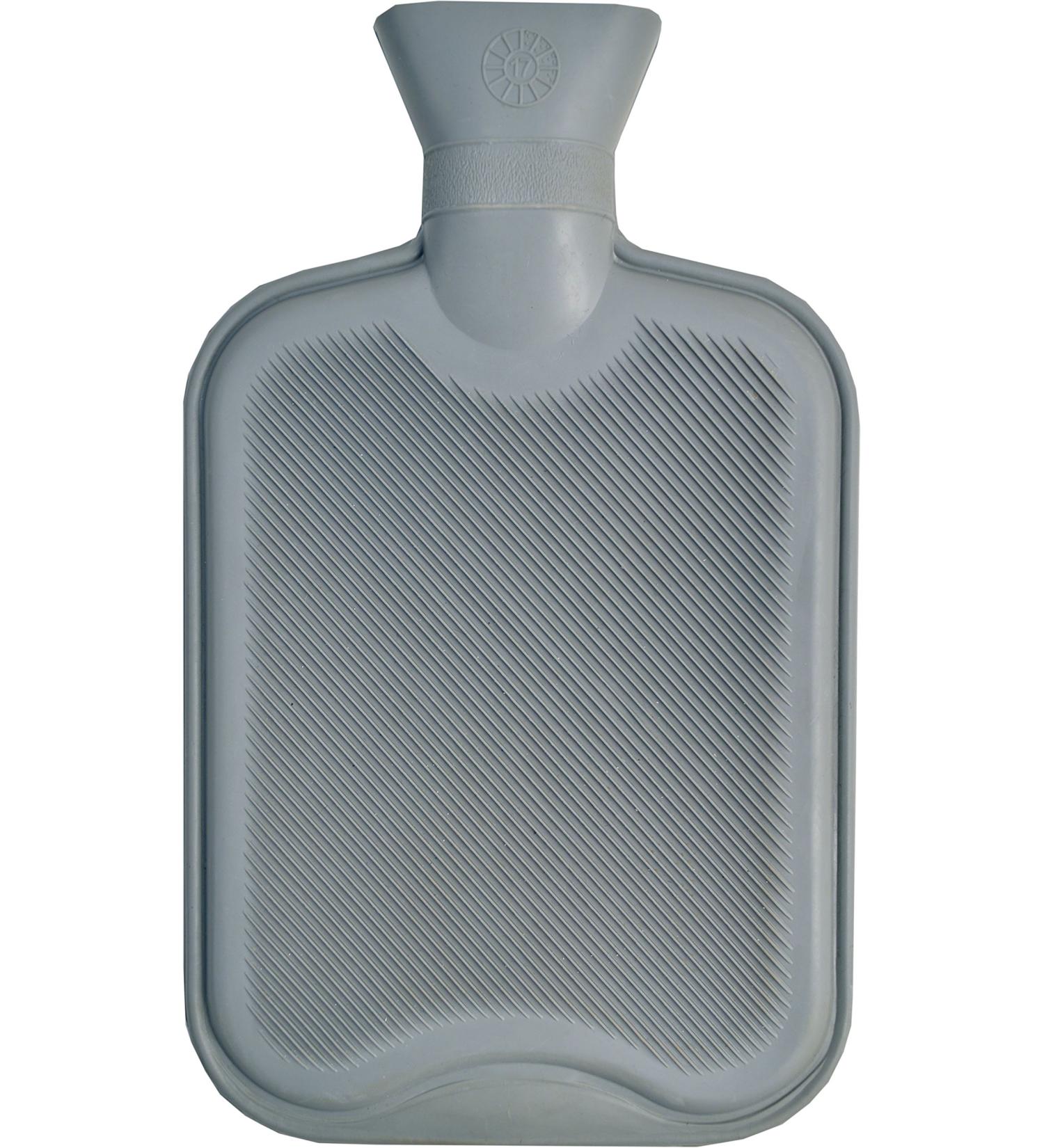 Vagabond 2L Grey Ribbed Hot Water Bottle Grey 2 l (Pack of 1)