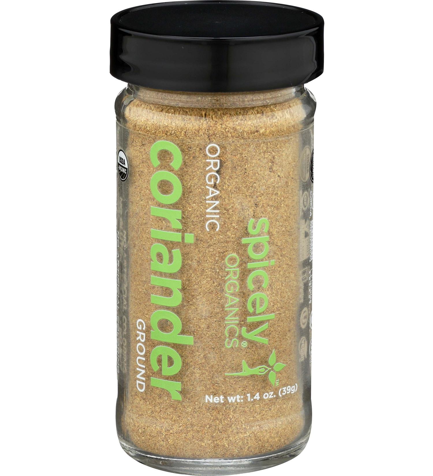 Buy Spicely Organic Coriander Powder - Gluten Free 1.40 oz Jar - Buy Online on GoSupps.com