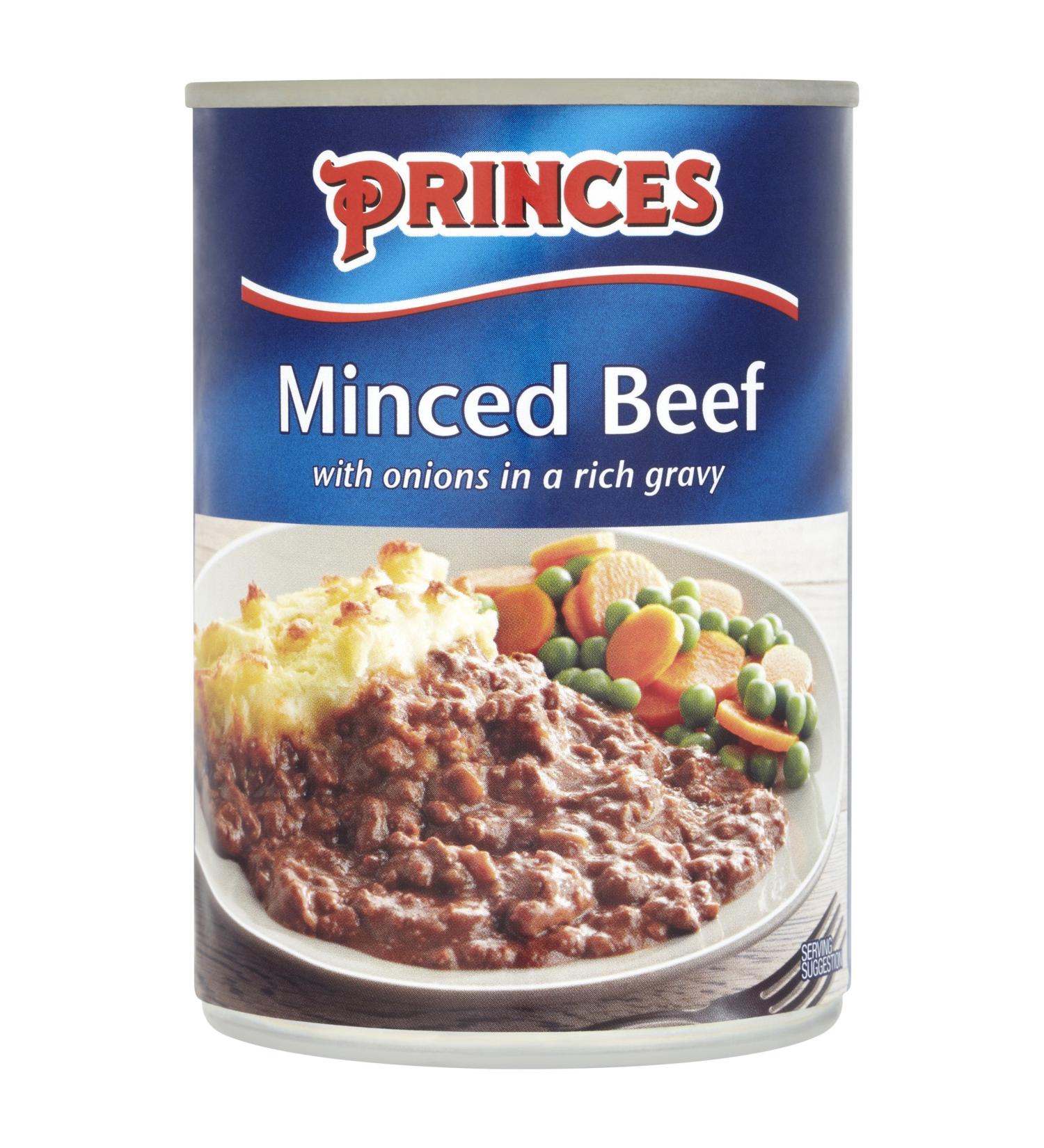 Princes Minced Beef & Onion 392g - Buy Online for Easy Meal Prep - Buy Online on GoSupps.com
