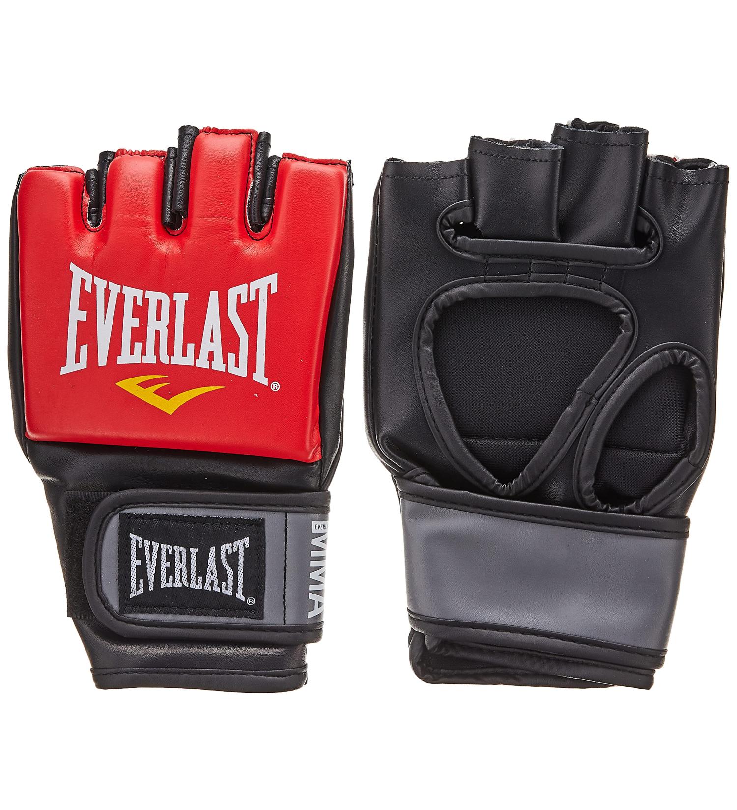 Everlast Pro Style MMA Grappling Gloves - Small/Medium, Red - Buy Online on GoSupps.com
