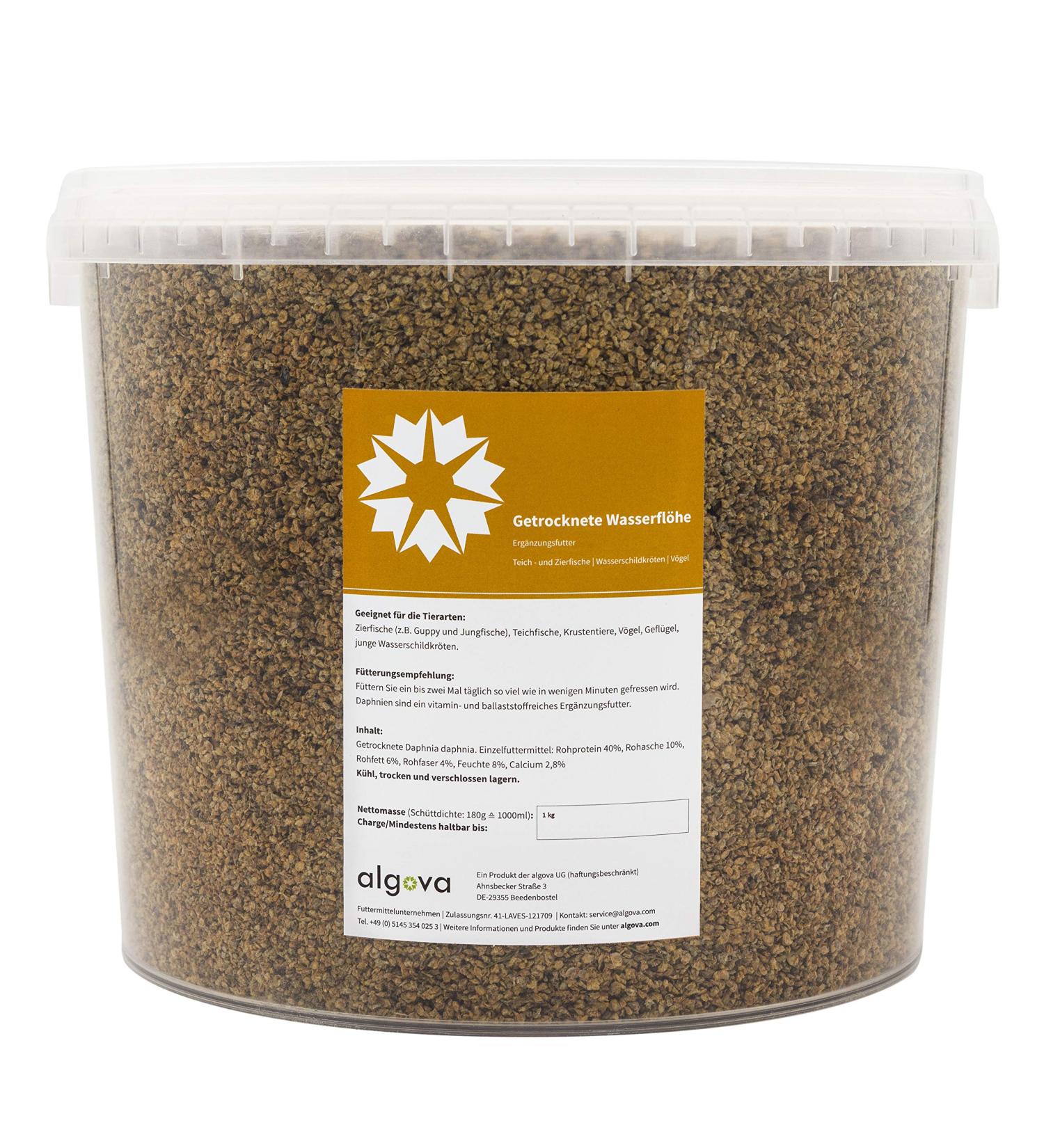 Daphnien Algova Dried Fish Food for Water Fleas (5000 ml 800 g) - Buy Online on GoSupps.com