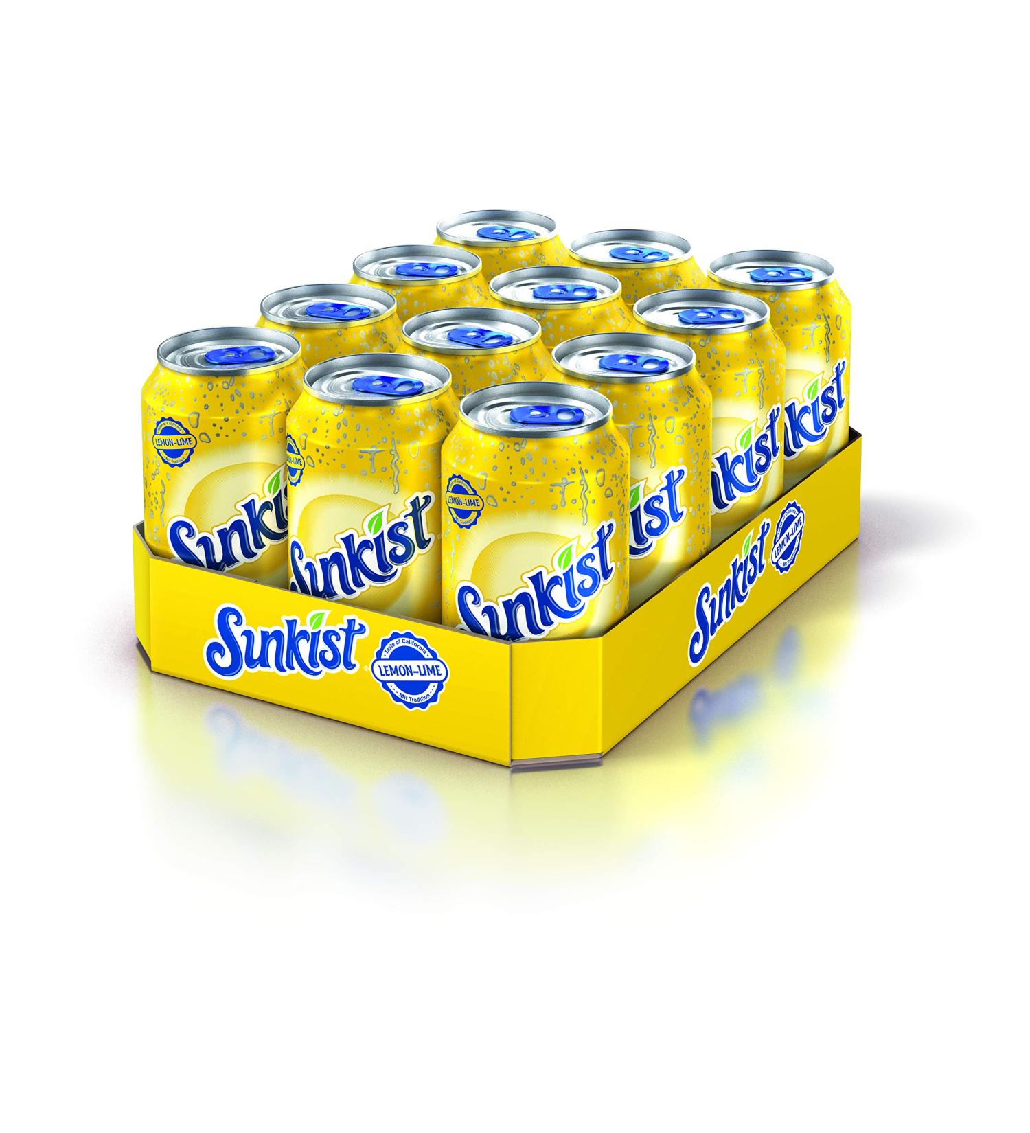 Sunkist Lemon Lime Soft Drink 12 x 0.33l