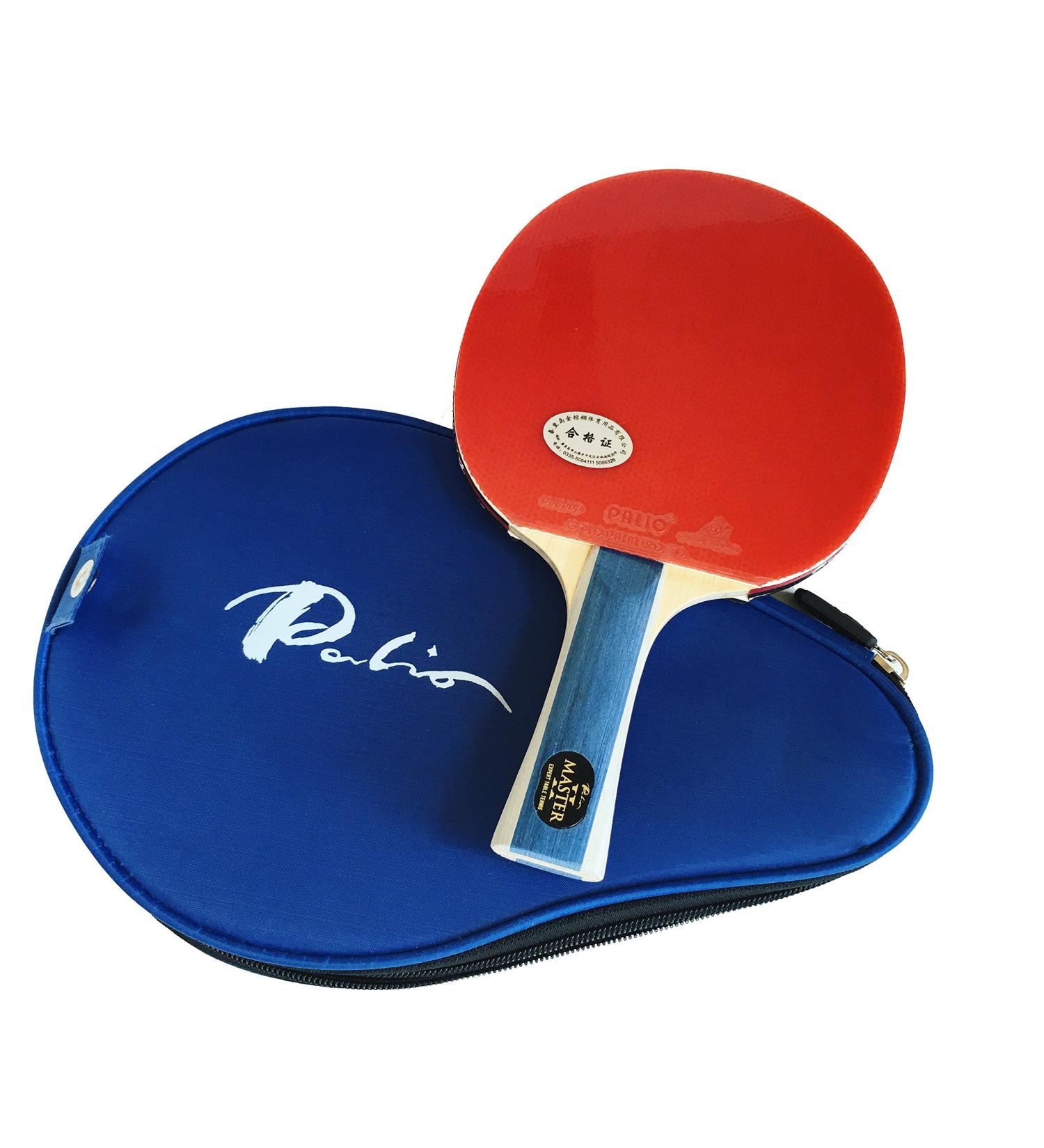 Palio Master 2.0 Table Tennis Racket & Case - ITTF Approved - Flared Handle for Intermediate Players - Buy Online on GoSupps.com