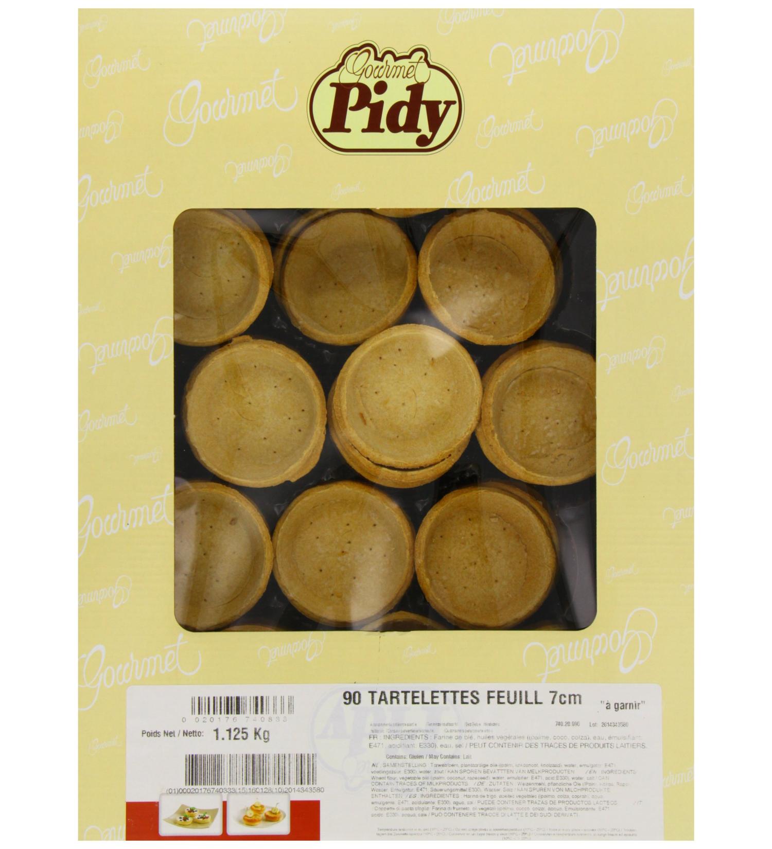 Premium Pidy Tartelette Shells - Perfect for Pies & Tarts | International Shipping Available - Buy Online on GoSupps.com