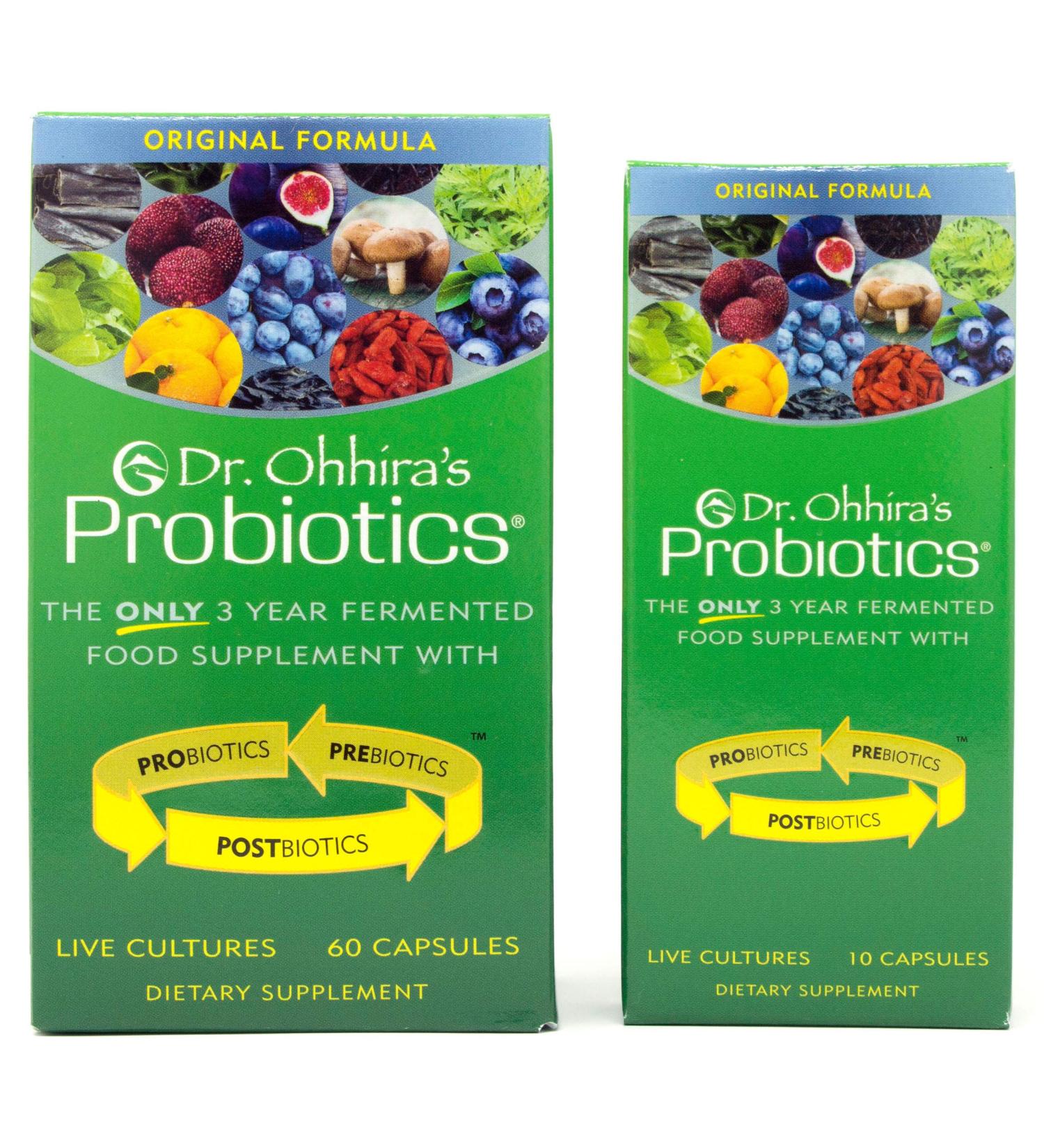 Dr. Ohhira's Probiotics Daily Original Formula - 60 Caps + Bonus 10 Caps Travel Pack | Non-GMO | No Refrigeration - Buy Online on GoSupps.com
