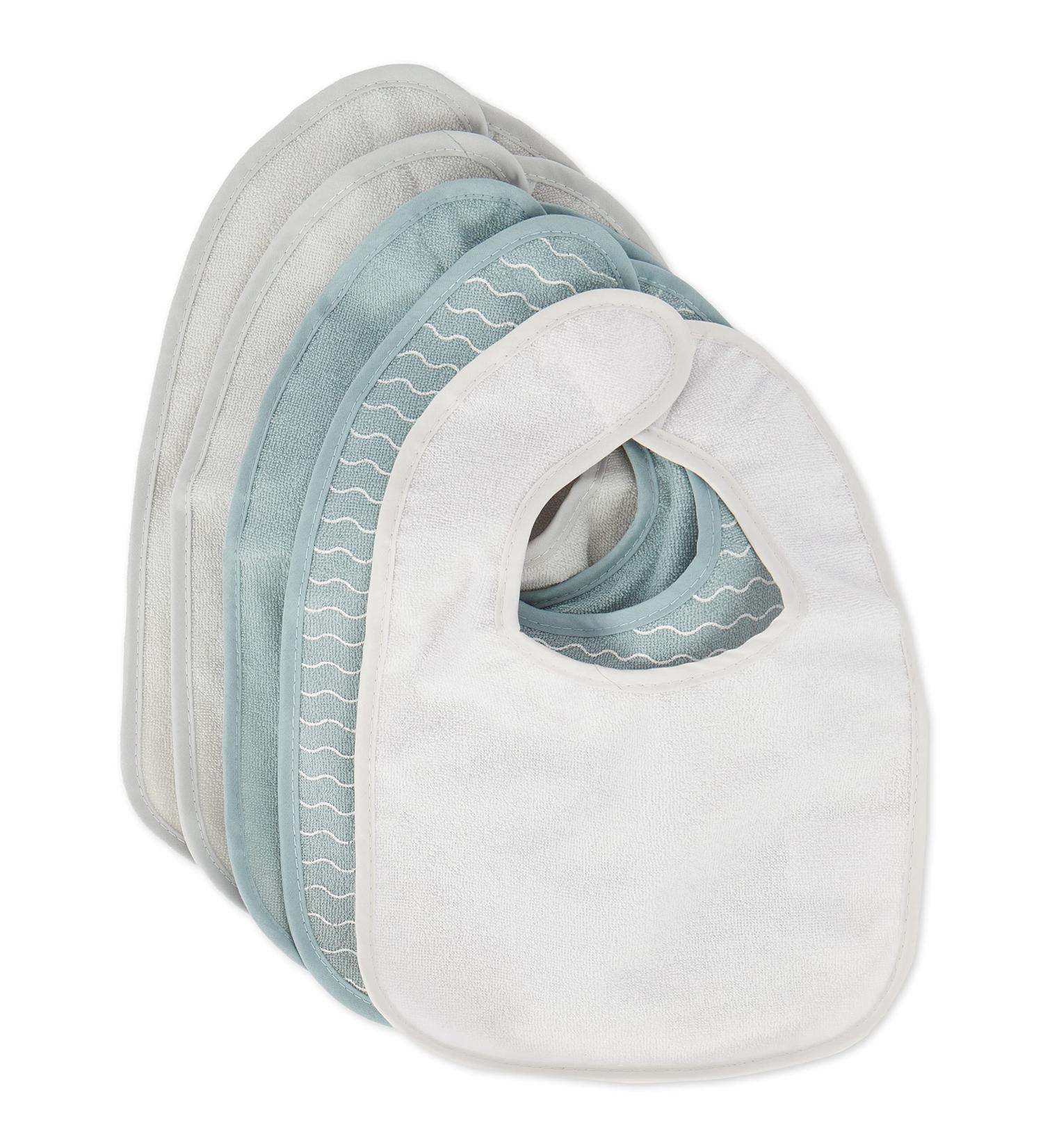Premium Bieco Waterproof Baby Bibs | 5-Pack Cotton Washable SlobberLatz | Perfect for Messy Feedings - Buy Online on GoSupps.com