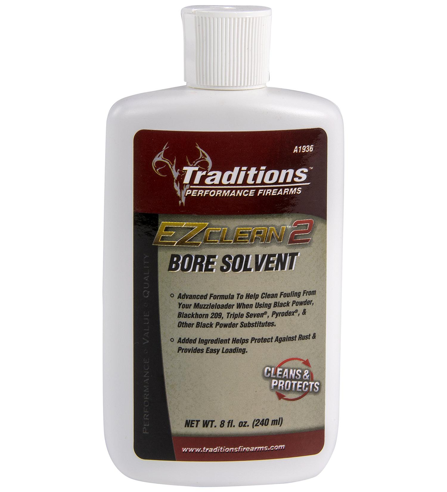 Traditions Performance Firearms Black Powder EZ Clean 2 Bore Solvent 8-Ounce Spray Bottle