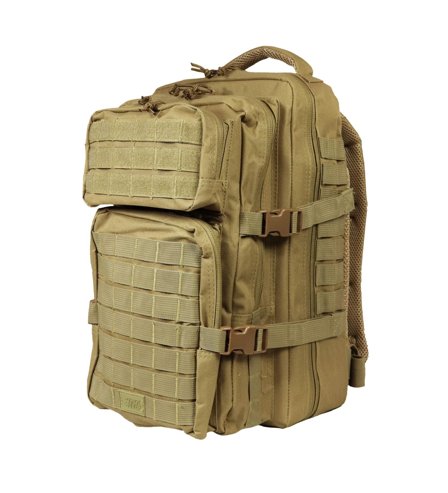 OSAGE RIVER Fishing Tackle Backpack with Rod Holder | Large Bag for Tackle Trays | Bass Fishing, Camping, Traveling | Khaki - Buy Online on GoSupps.com