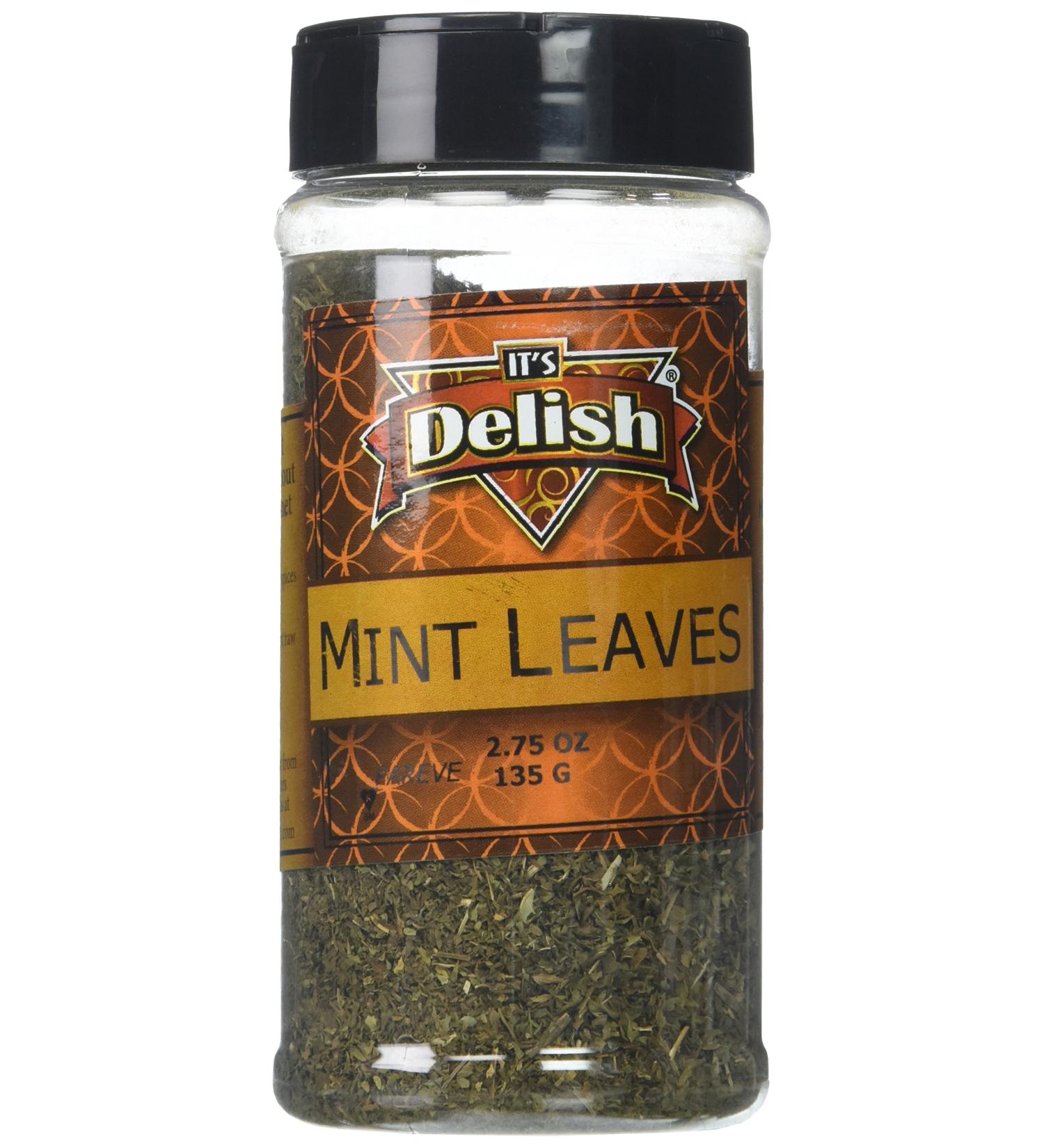 Dried Mint Leaves by Its Delish, Medium Jar