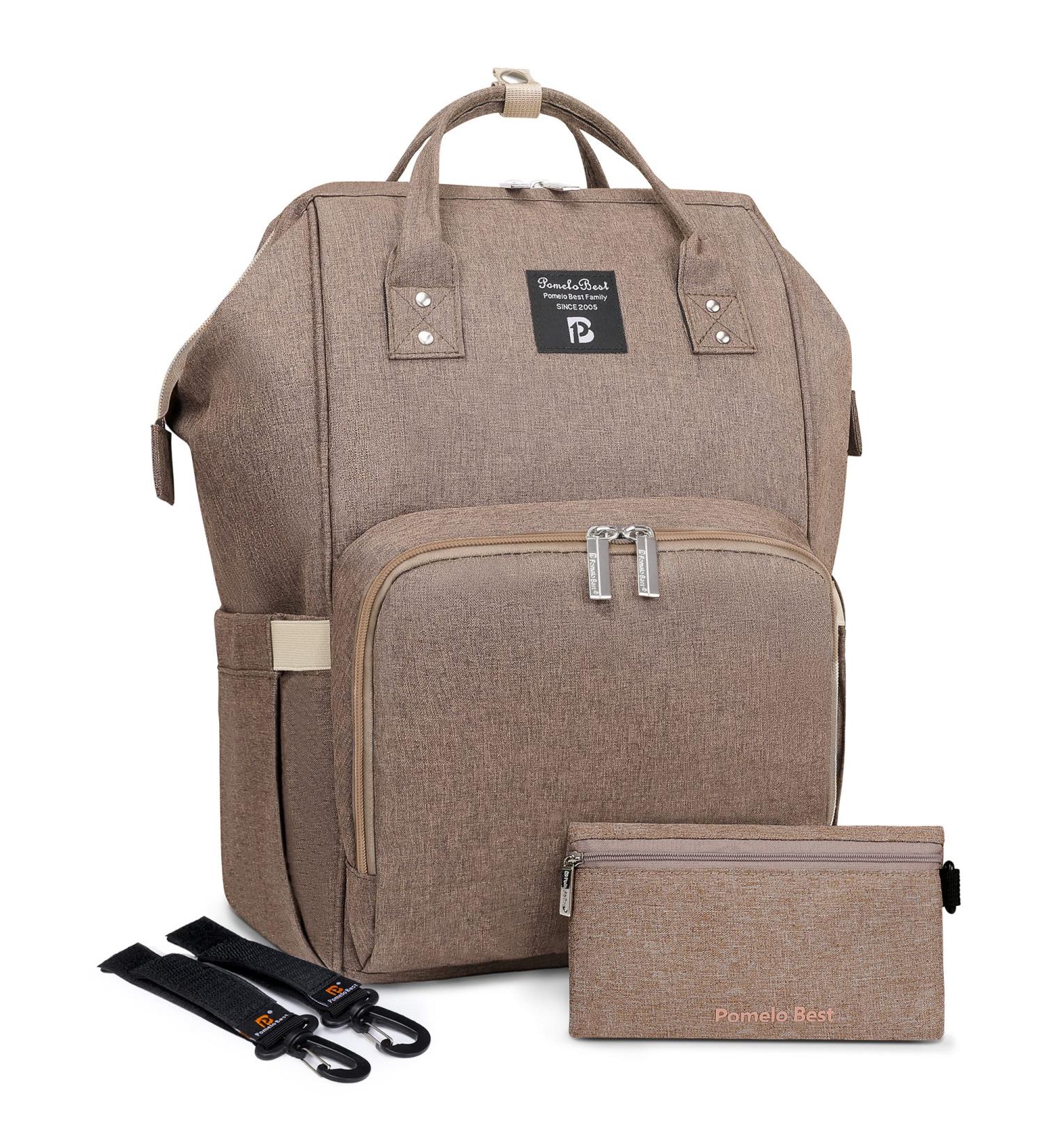 Buy Pomelo Baby Diaper Backpack - Stylish Water-Repellent Multi-Functional with Diaper Pad | Large Capacity Lightweight Bag - Ideal for Travel - Buy Online on GoSupps.com