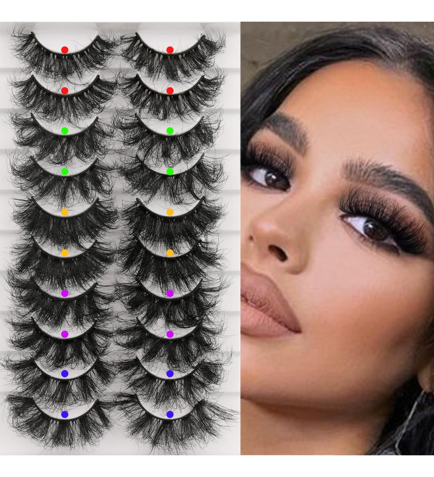 HeyAlice 10Pairs Wispy Fluffy 8D Volume Mink Lashes - 5 Styles Pack - Buy Online on GoSupps.com