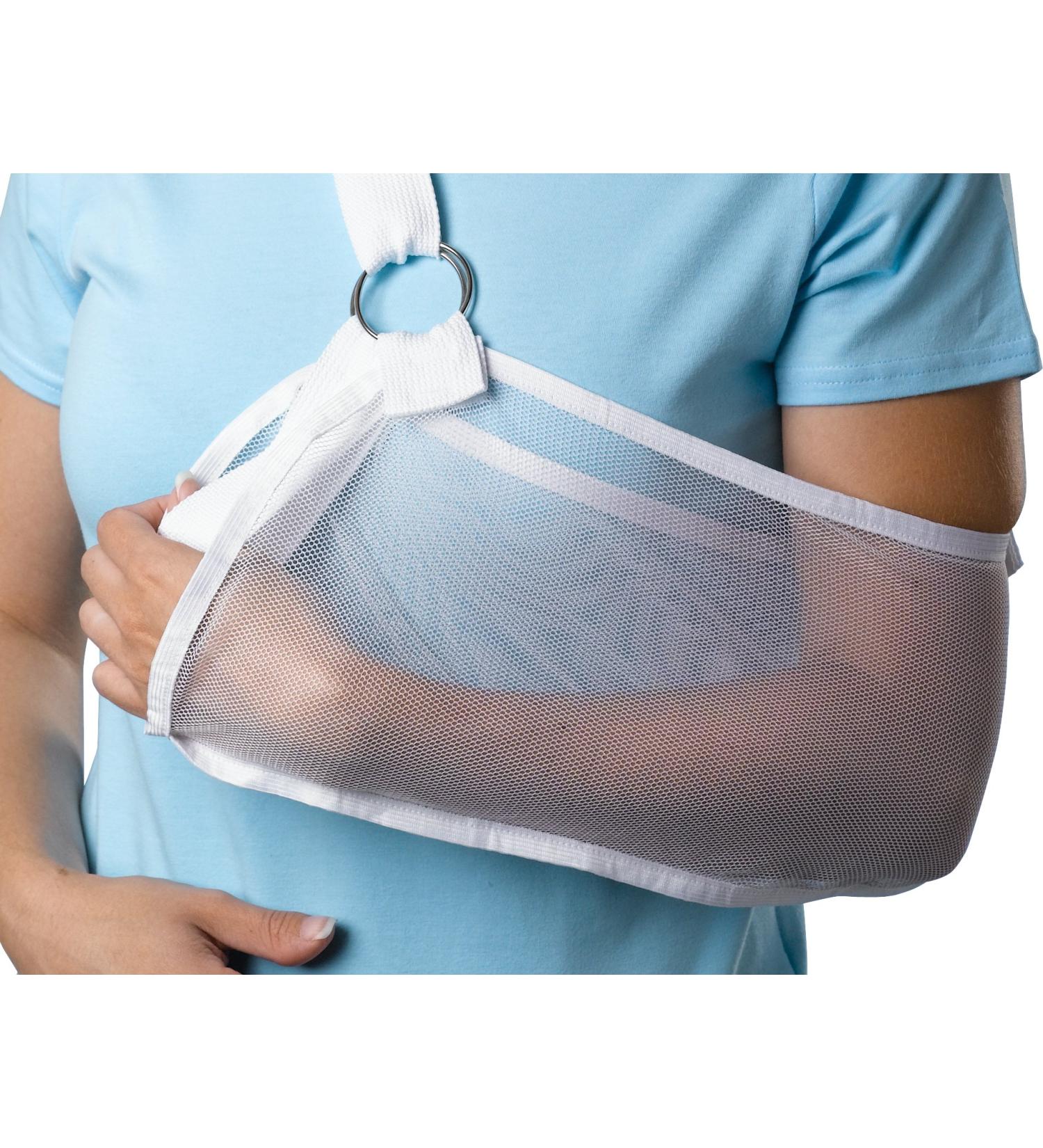 Medline ORT11200M Cool Mesh Arm Sling - White, Medium - Buy Online on GoSupps.com
