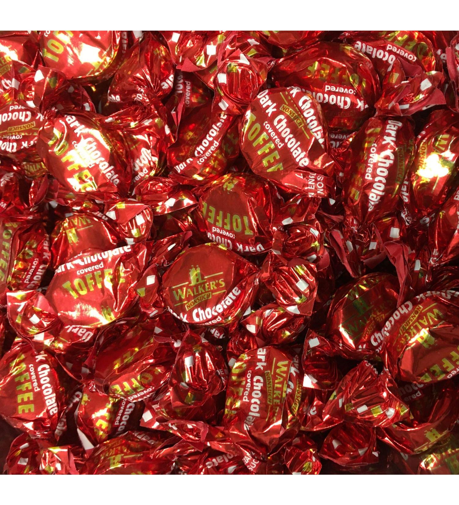 Walker's Nonsuch Dark Chocolate Covered Toffees 500g Share Bag by The Gourmet Sweet Company