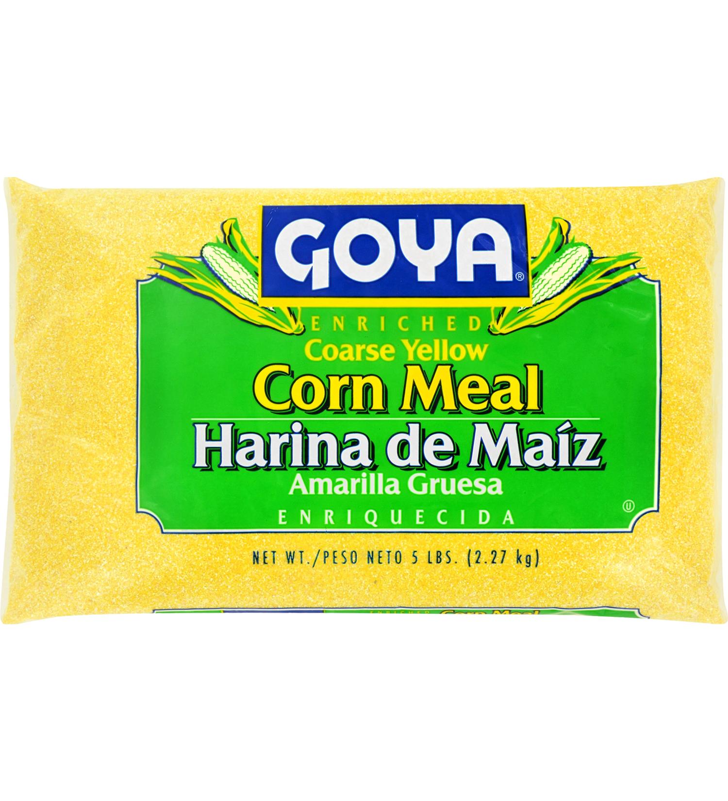 Goya Foods Enriched Coarse Yellow Corn Meal 5lb - Pack of 1 - Buy Online on GoSupps.com